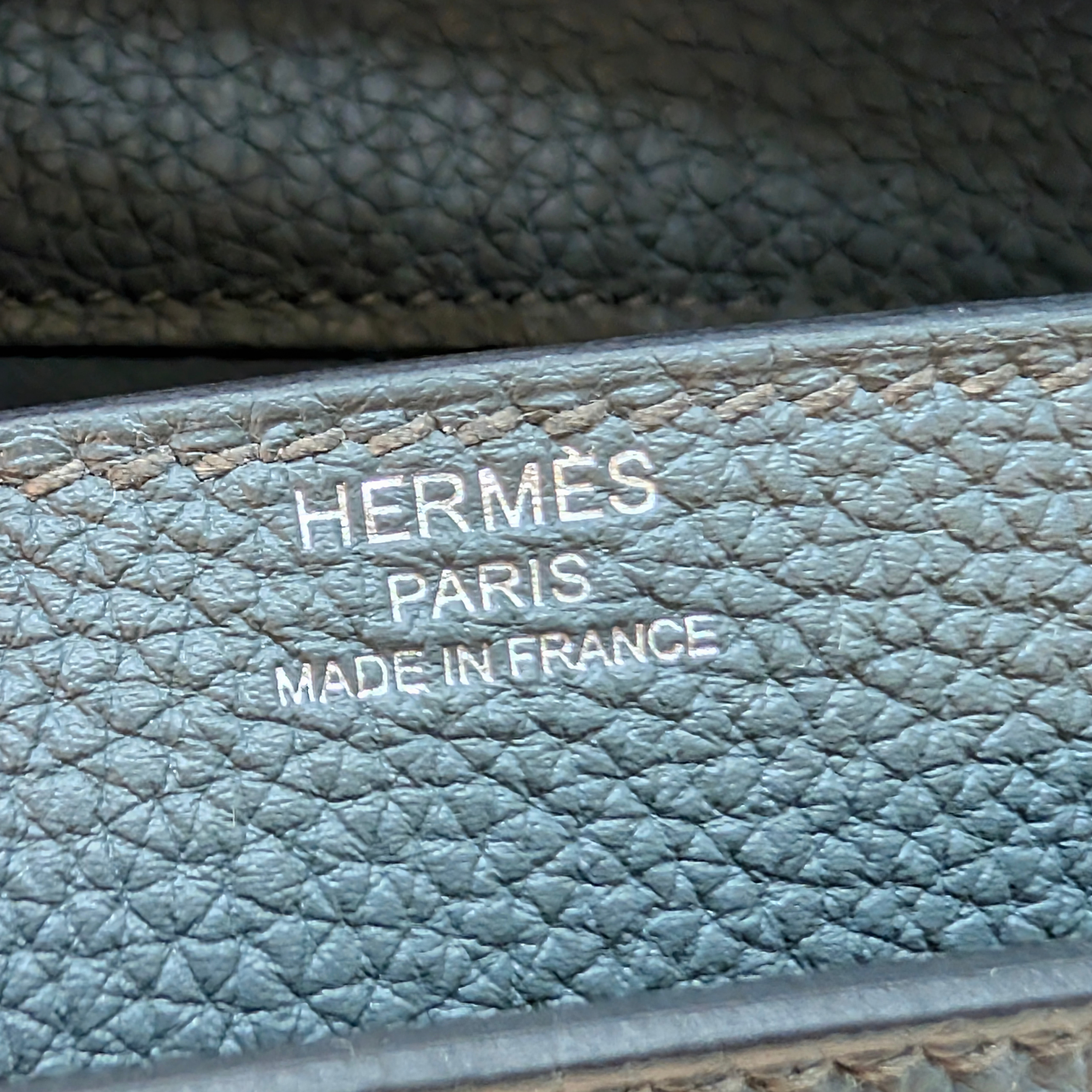 Hermès Kelly Dépêches 36 Briefcase Bag Bleu Orage Togo SHW Z Stamp