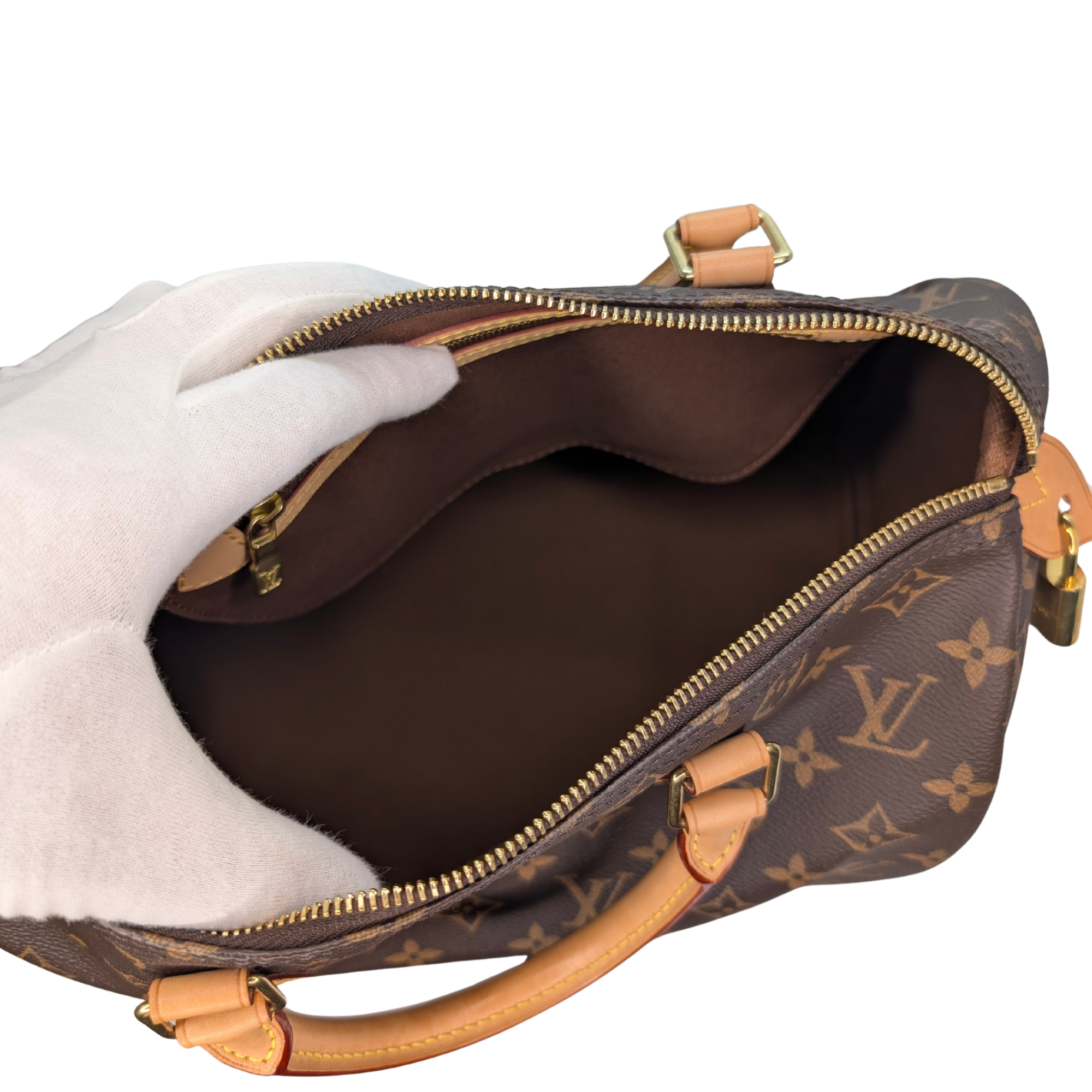 Louis Vuitton Speedy Bandoulière 30 Handbag Brown