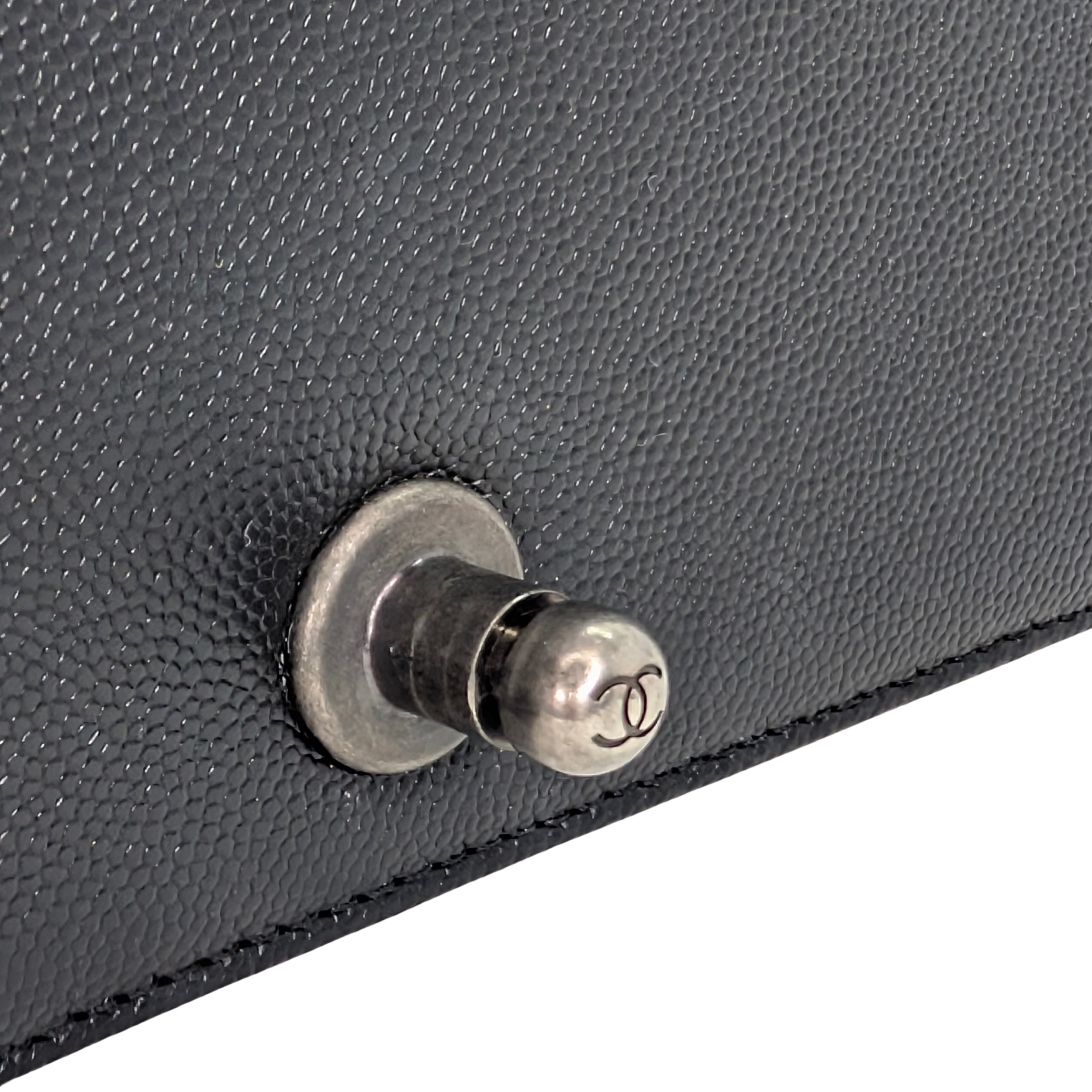 Chanel Small Boy Bag Caviar Black Bag