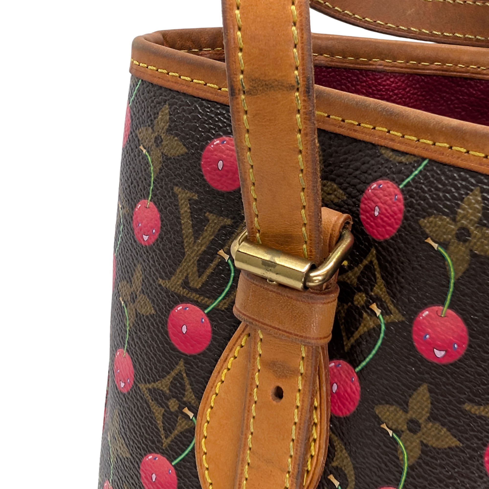 Louis Vuitton Cerises Bucket Murakami Cherry Handbag