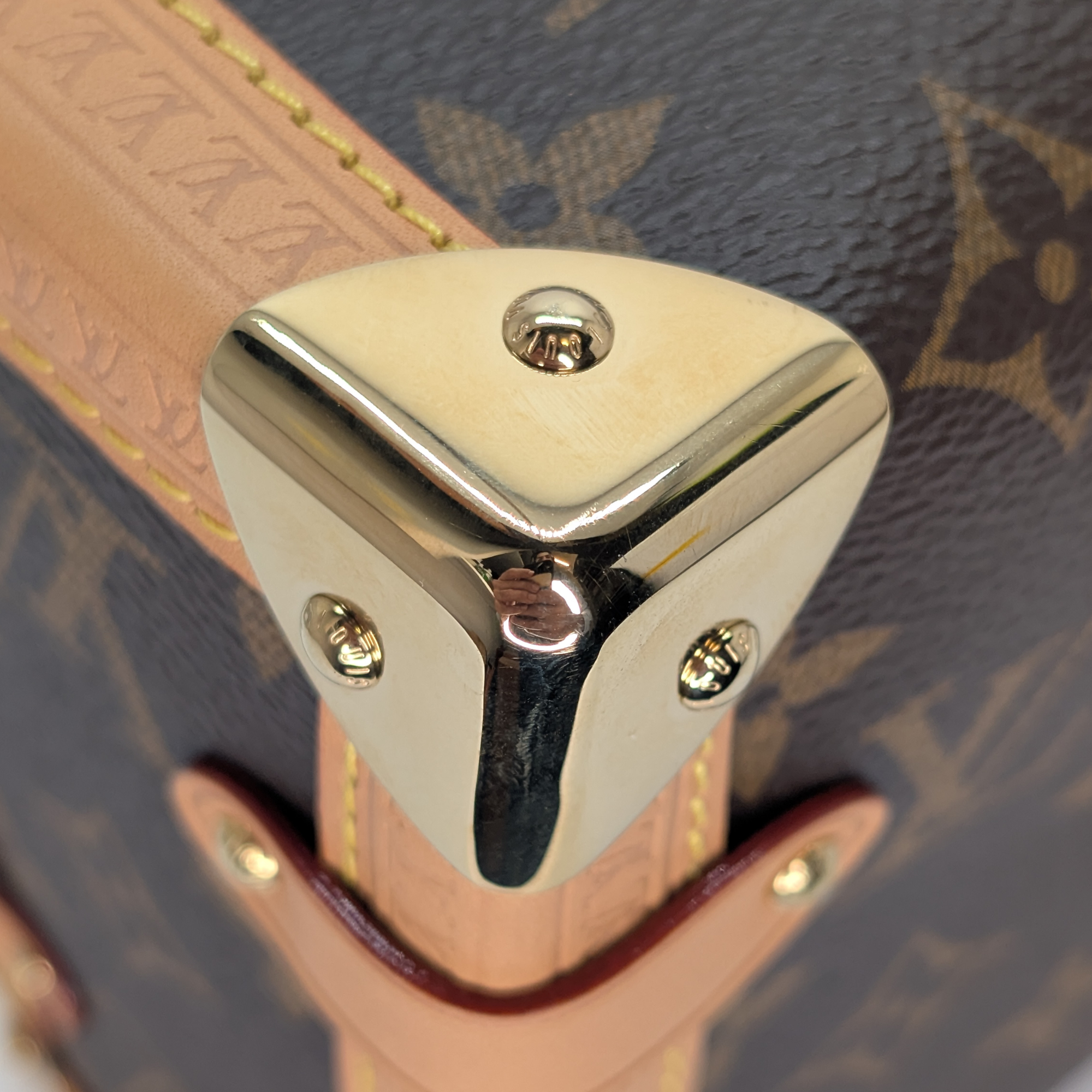 Louis Vuitton Side Trunk MM Monogram Bag