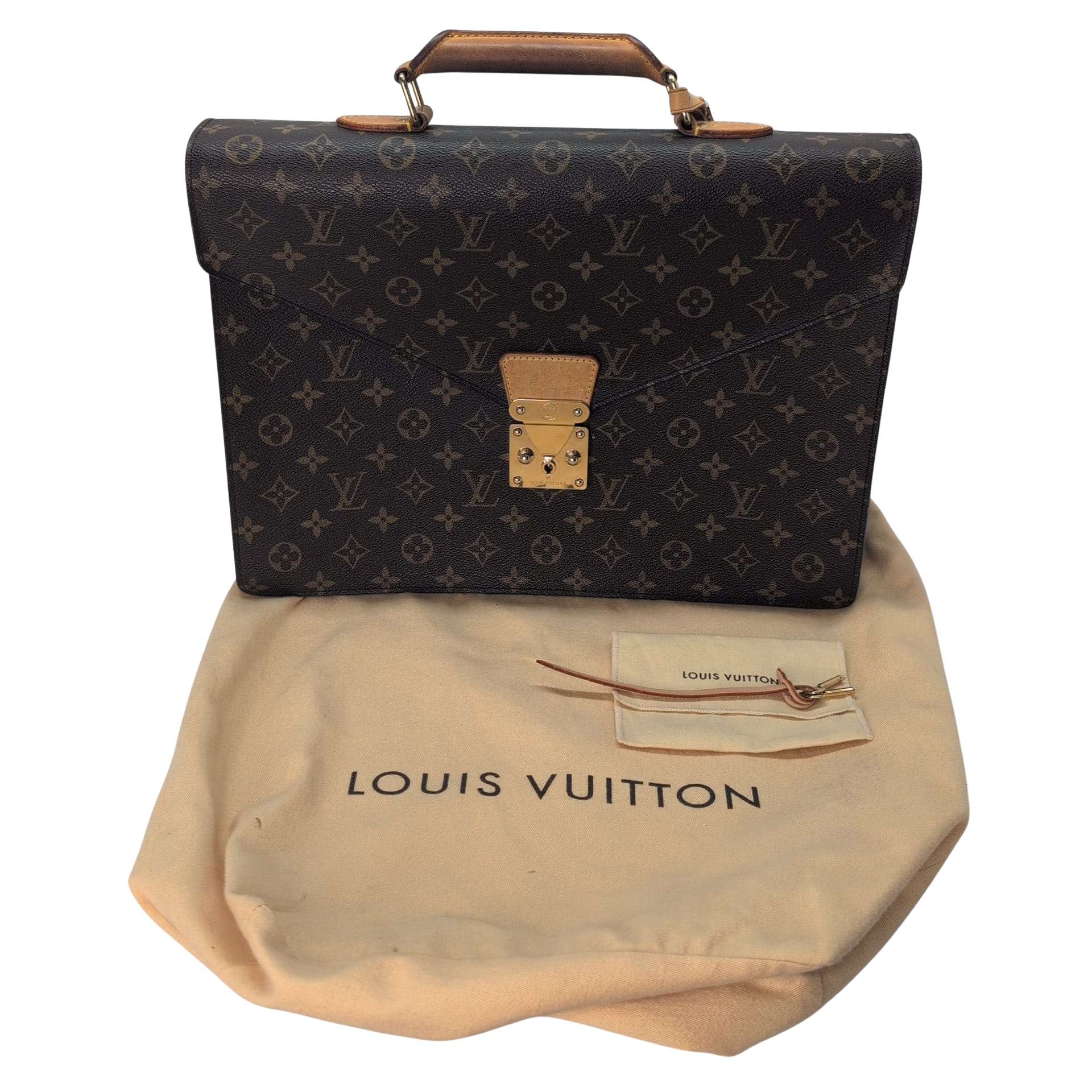 Louis Vuitton Serviette Conseiller Briefcase Brown