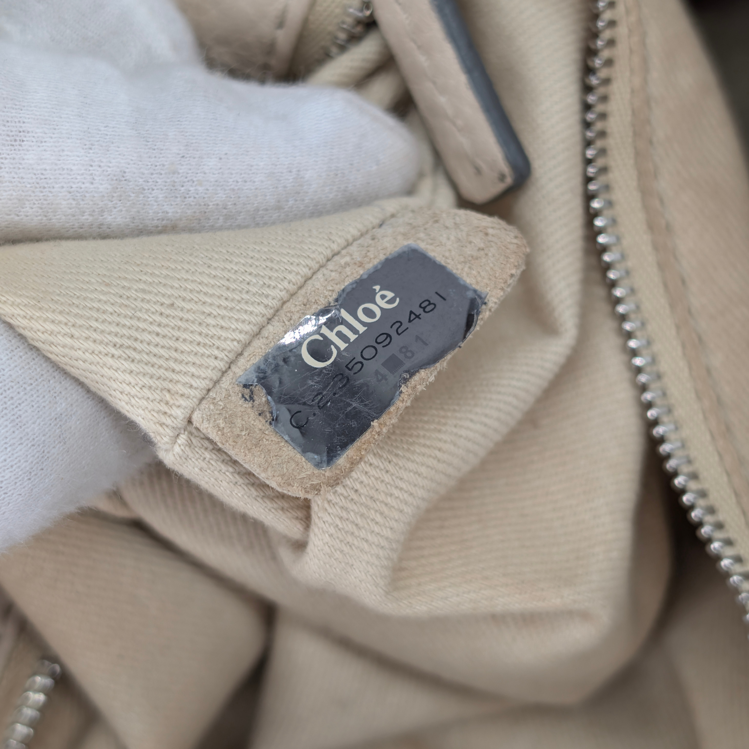 Chloé Paddington Bag Leather Off-white