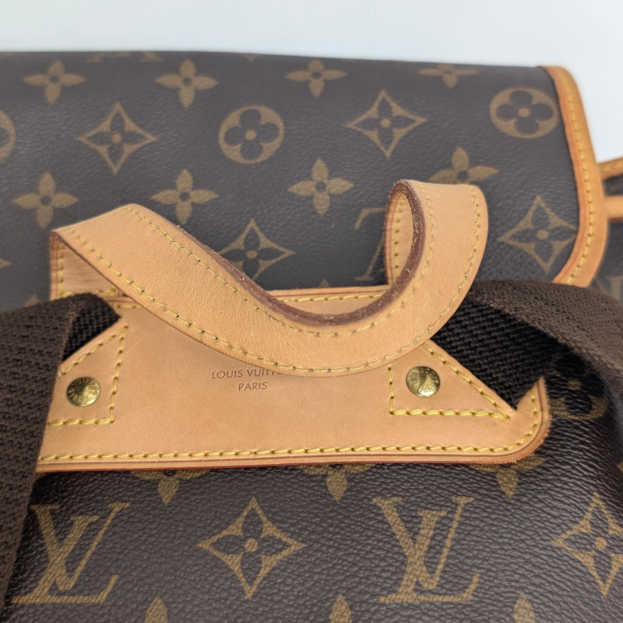 Louis Vuitton Bosphore Monogram Backpack Brown