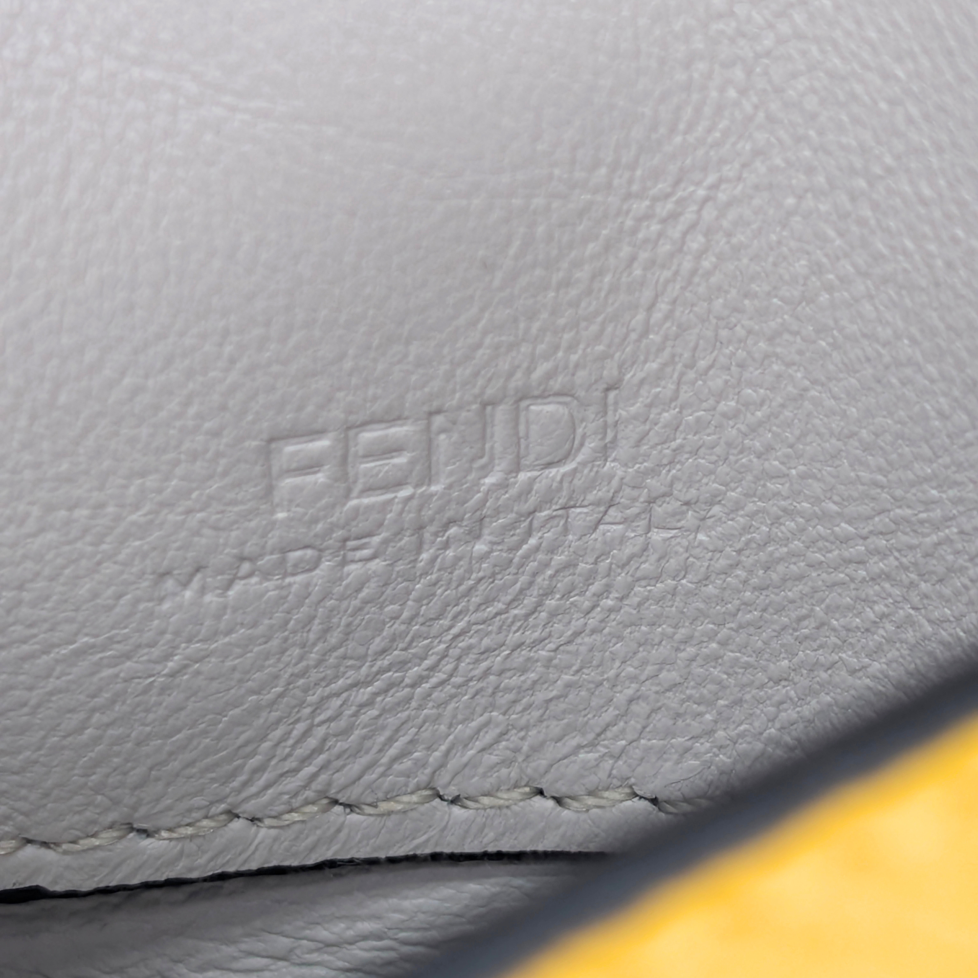 Fendi Nano Baguette Bag Charm Yellow