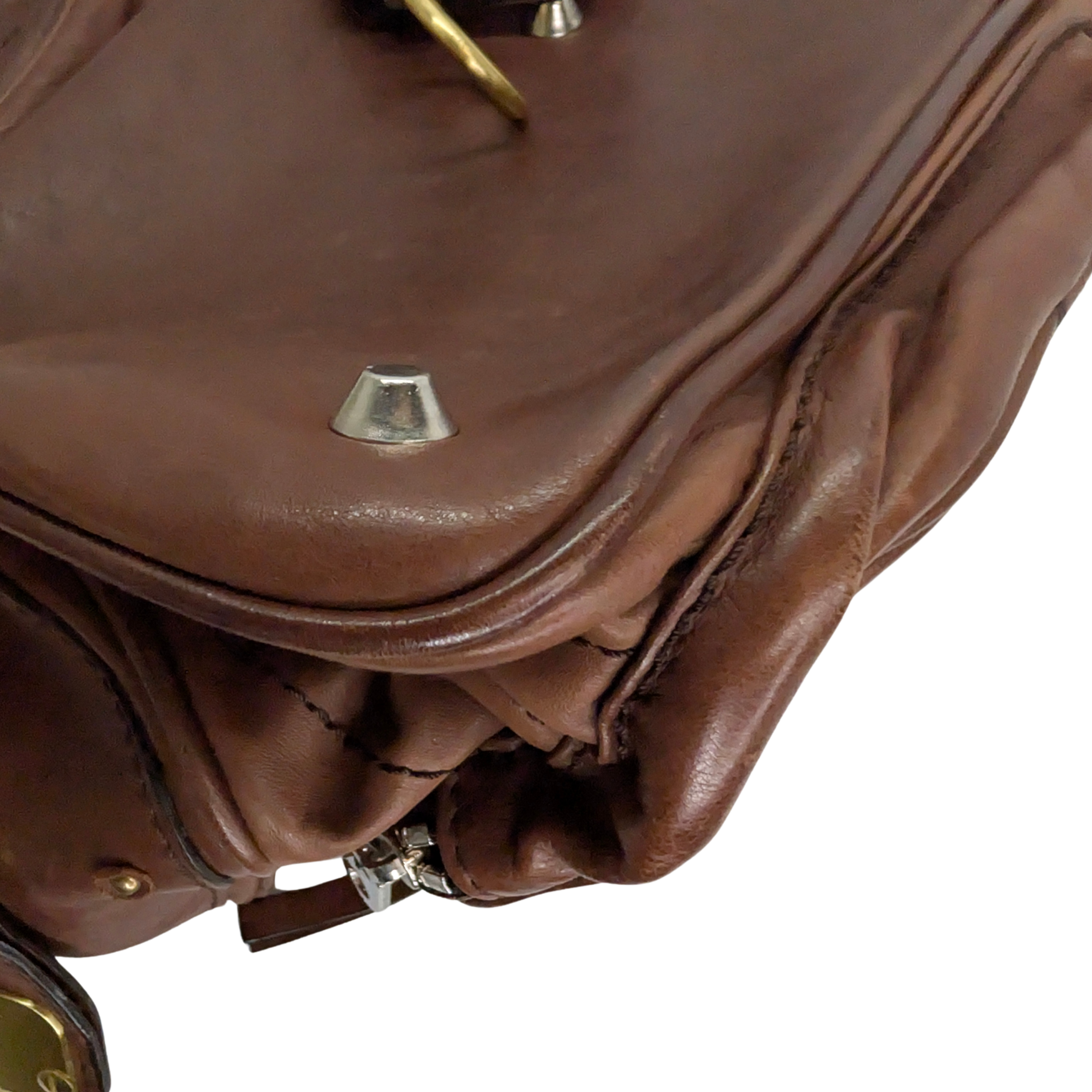 Chloe Betty Leather Handbag Brown