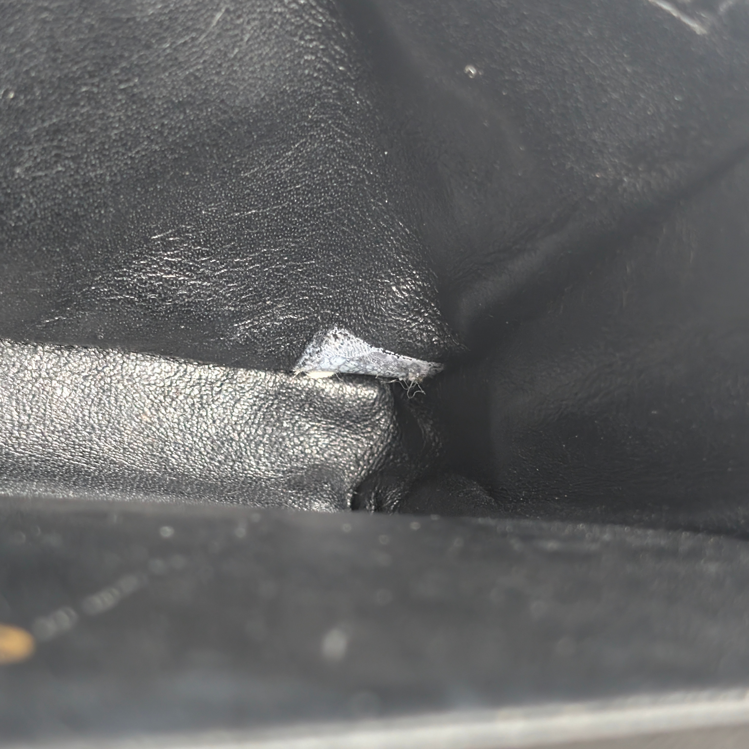 Chanel Lambskin Vintage Double Sided Classic Flap Handbag Black