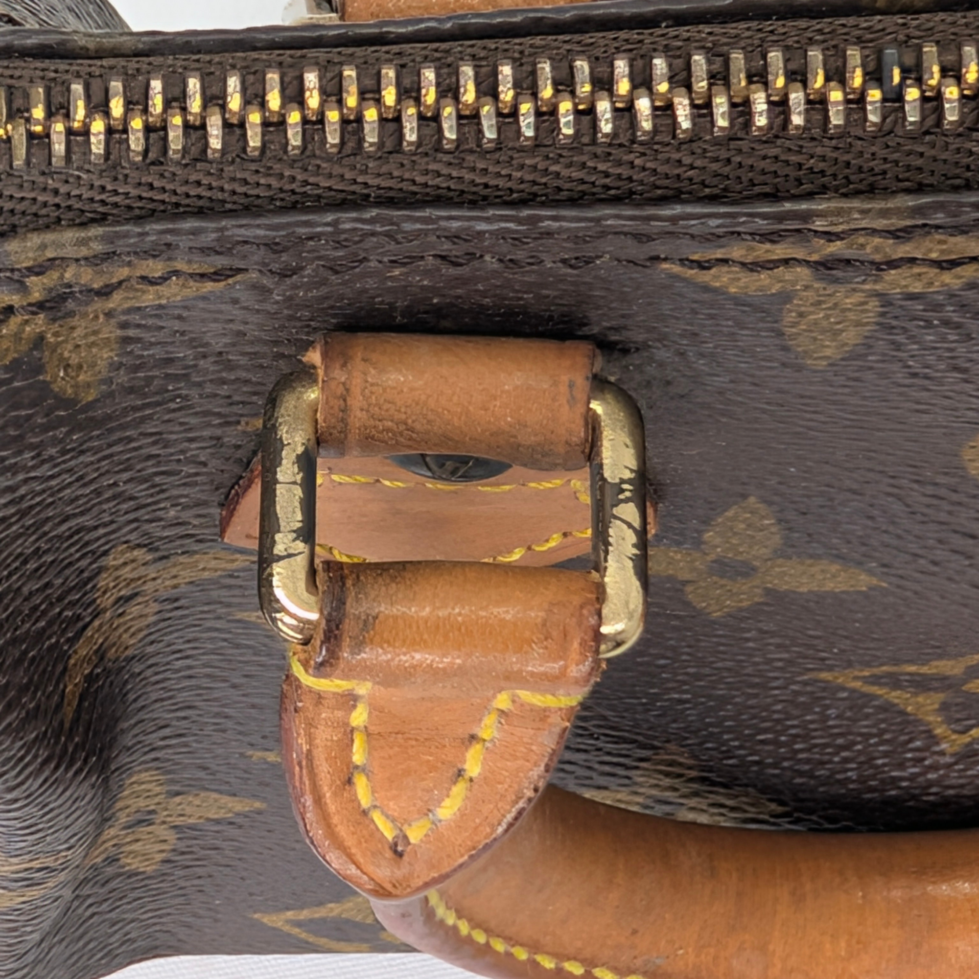 Louis Vuitton Nano Speedy Monogram Handbag Brown