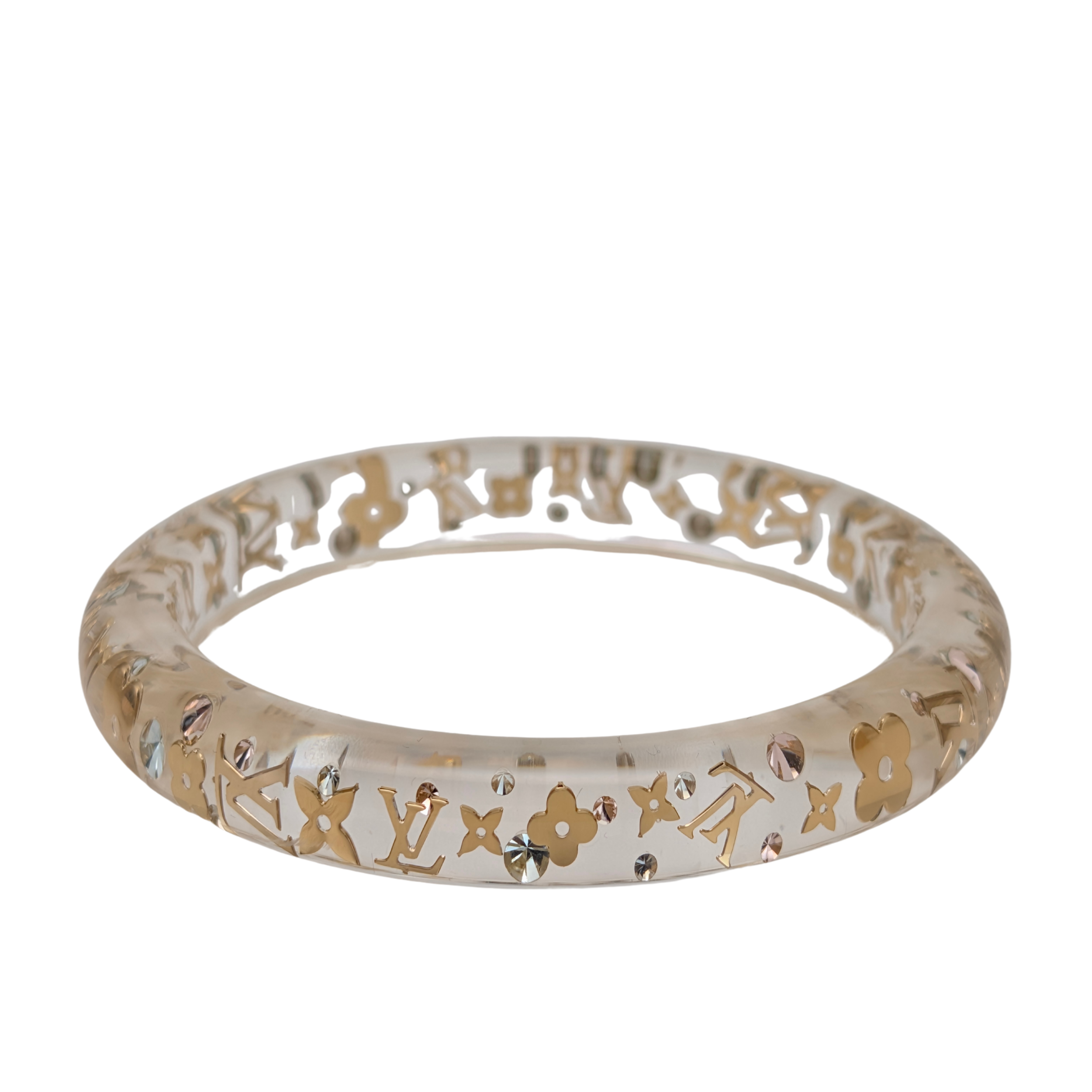 Louis Vuitton Resin Inclusion Bangle Bracelet