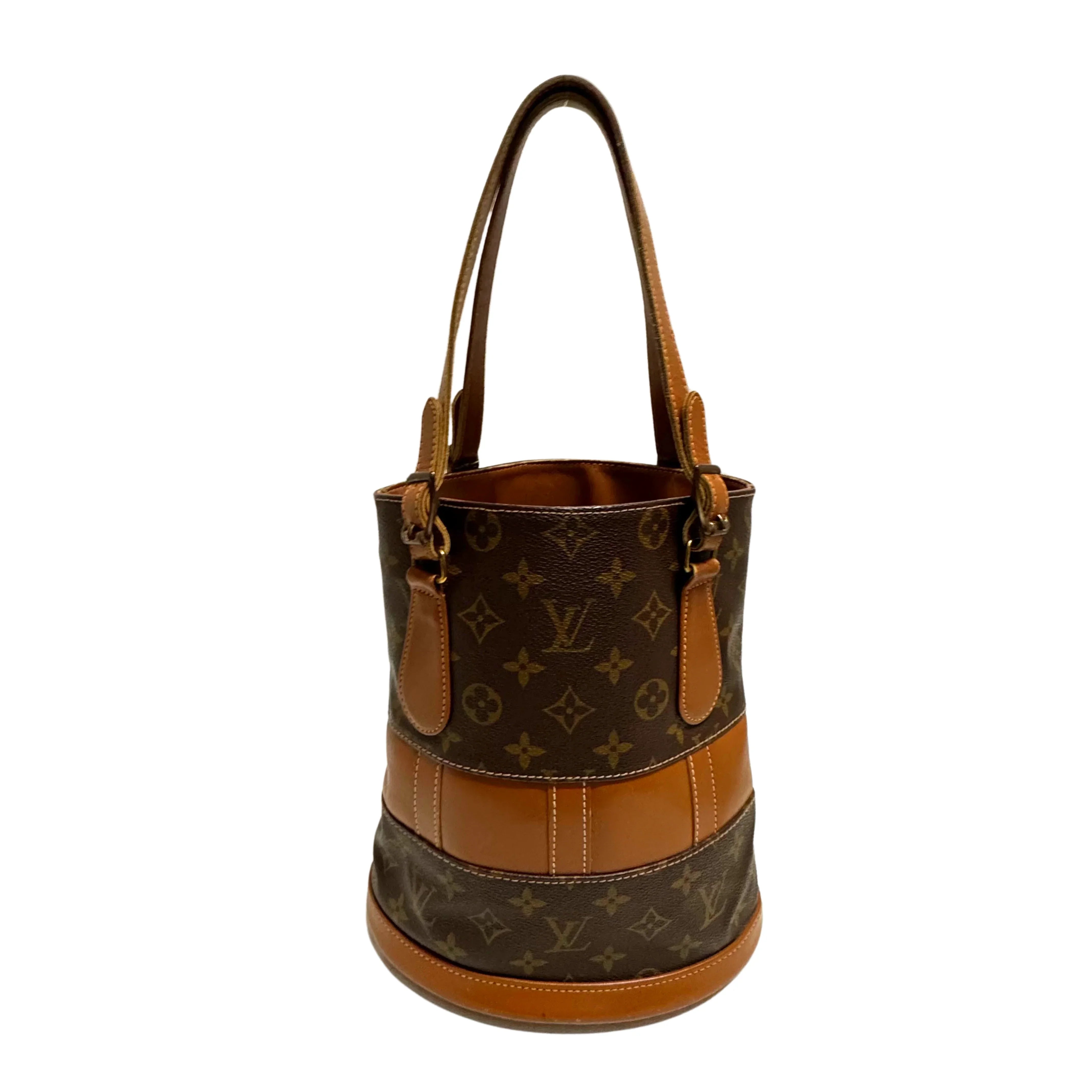 Louis Vuitton French Monogram Company Petit Marais Bucket Bag