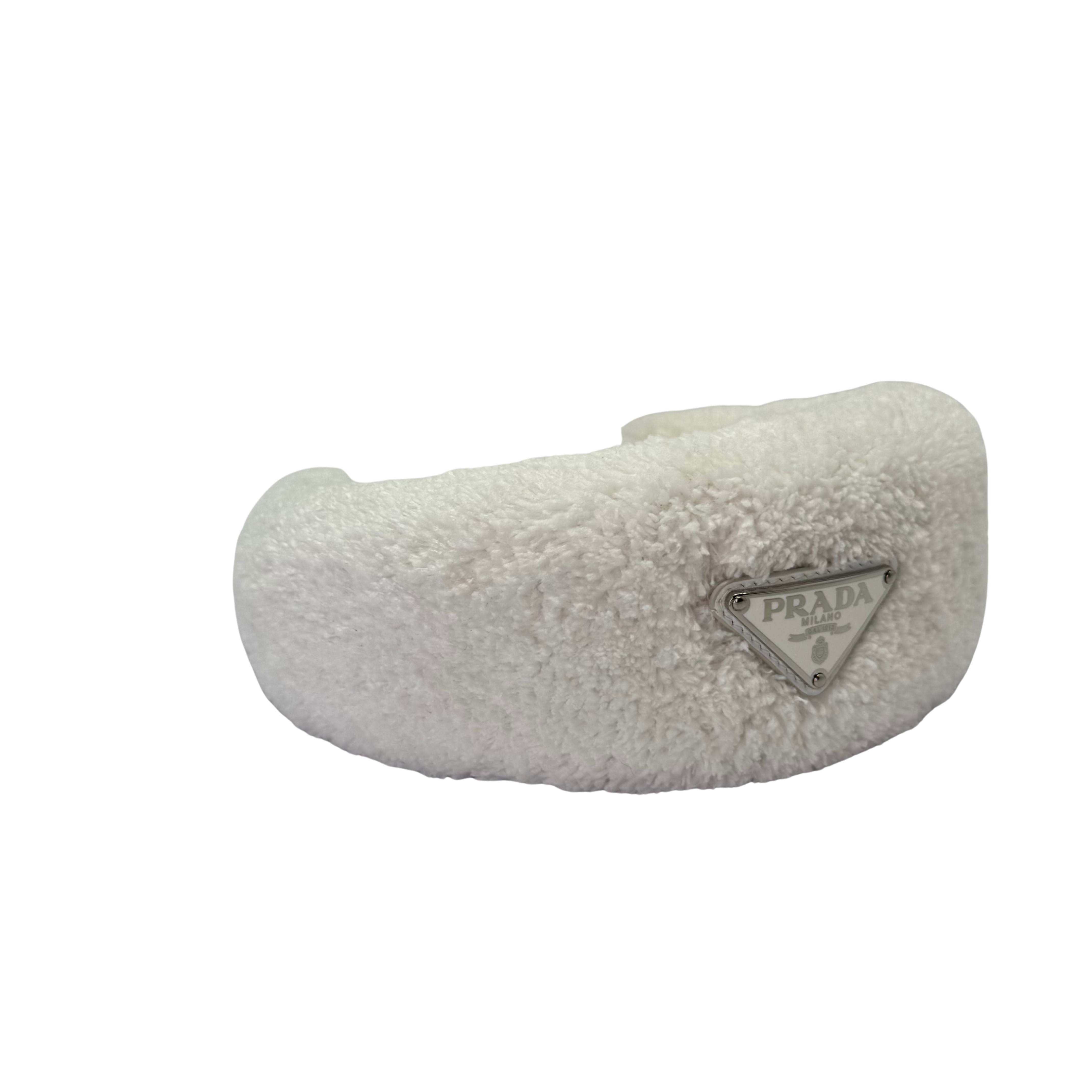 Prada Terry Cloth Headband White