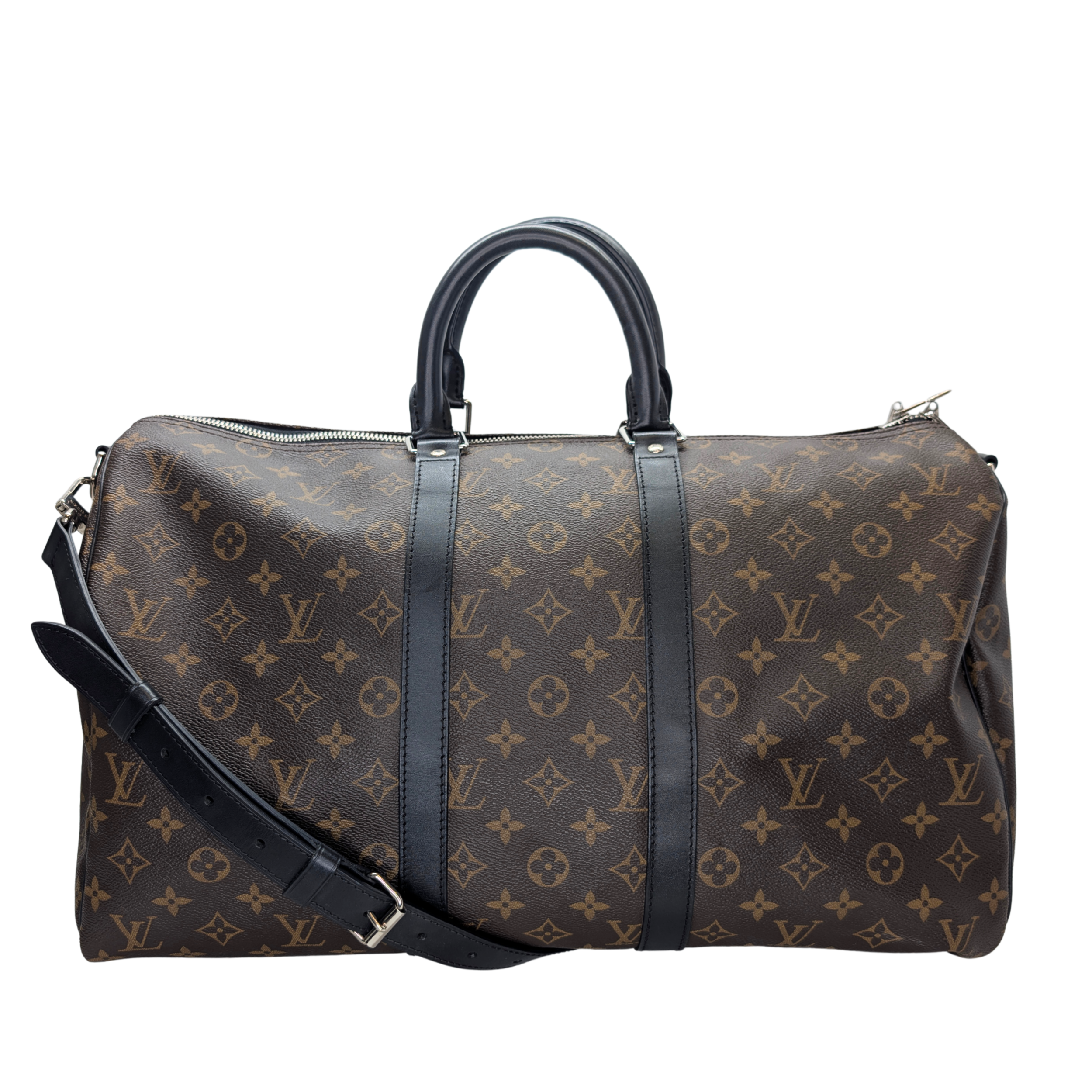 Louis Vuitton Keepall Bandoulière 45 Monogram Macassar Canvas