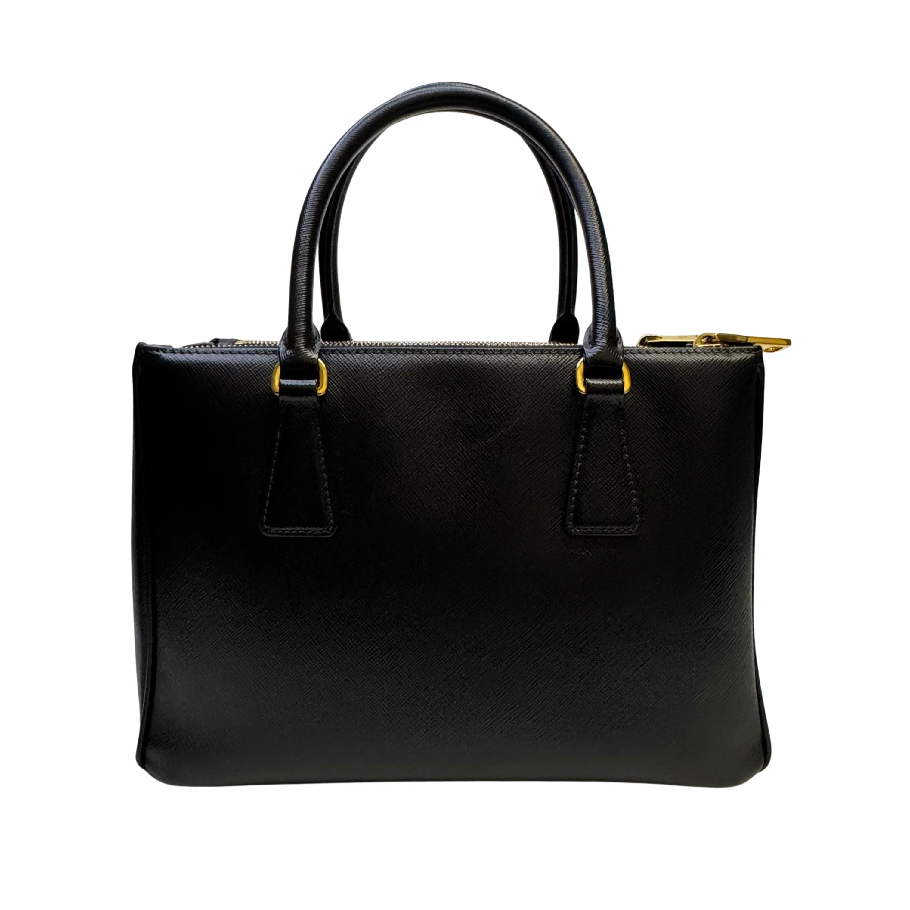 Prada Medium Galleria Saffiano leather bag Black