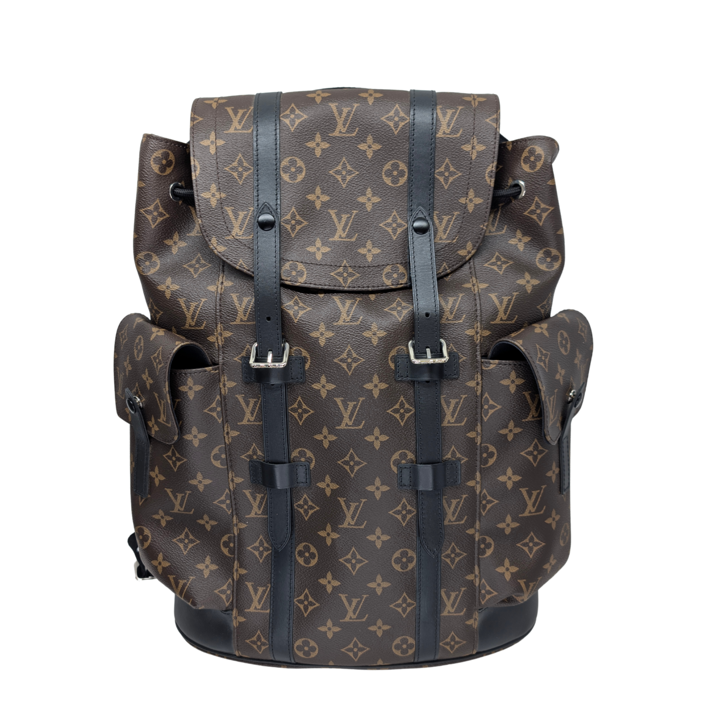 Louis Vuitton Christopher MM Backpack in Monogram Macassar Canvas