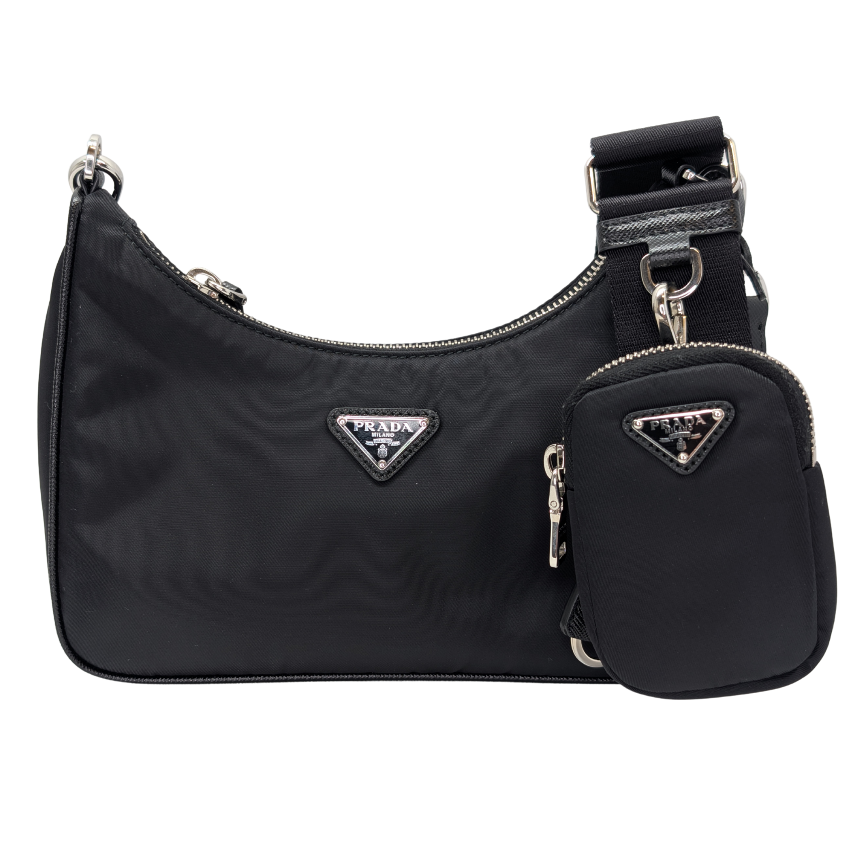 Prada Re-Edition 2005 Re-Nylon Bag Black