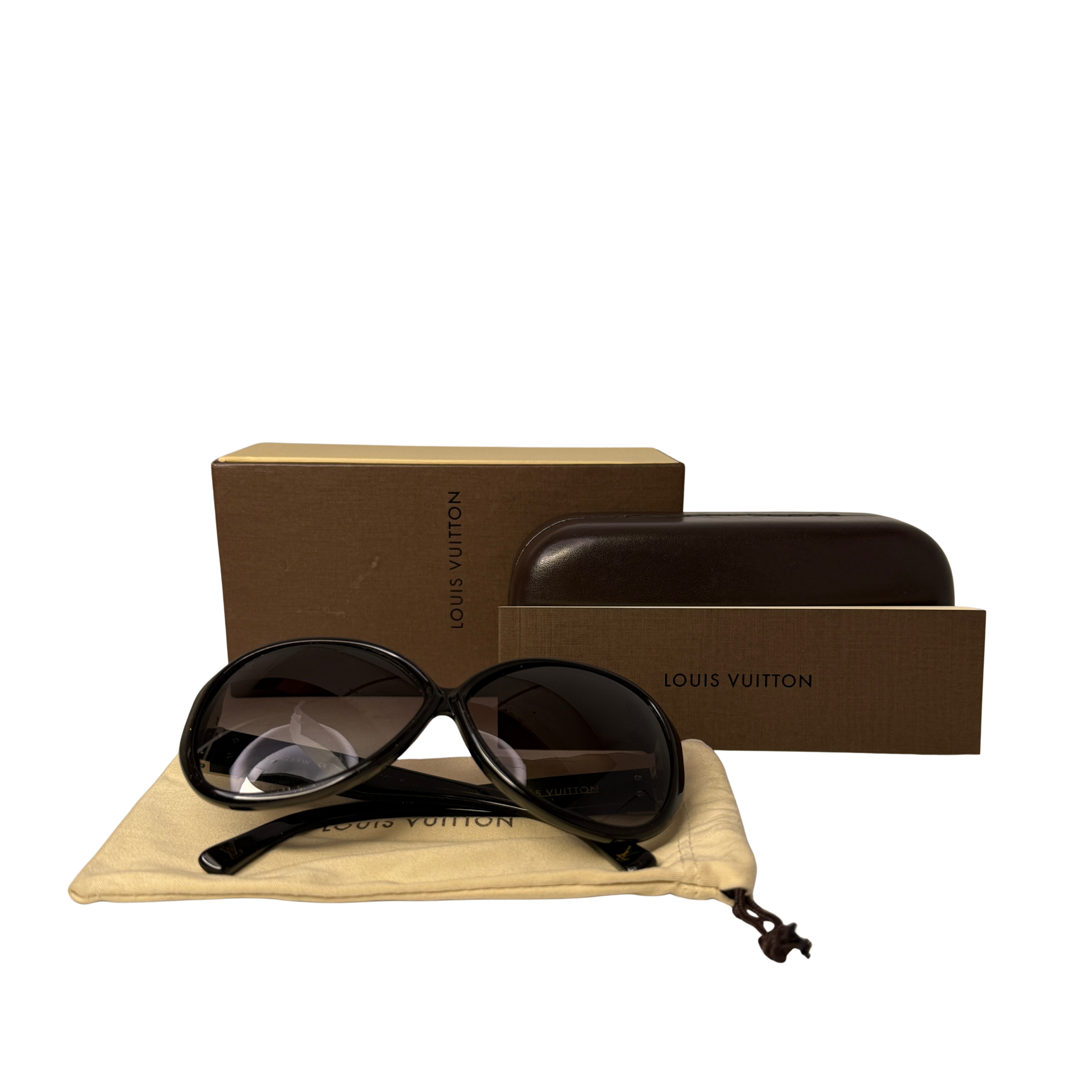 Louis Vuitton Oversized Soupcon Sunglasses Women's Black