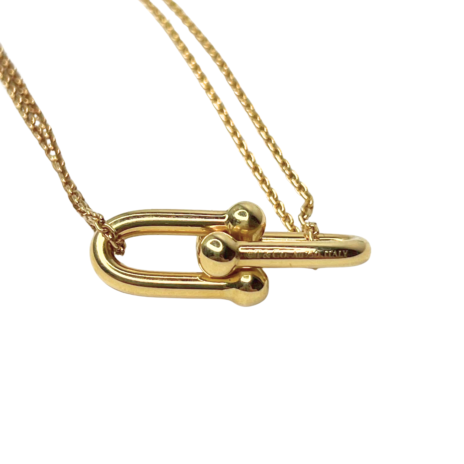 Tiffany & Co. HardWear Large Double Link Necklace – 18k Yellow Gold