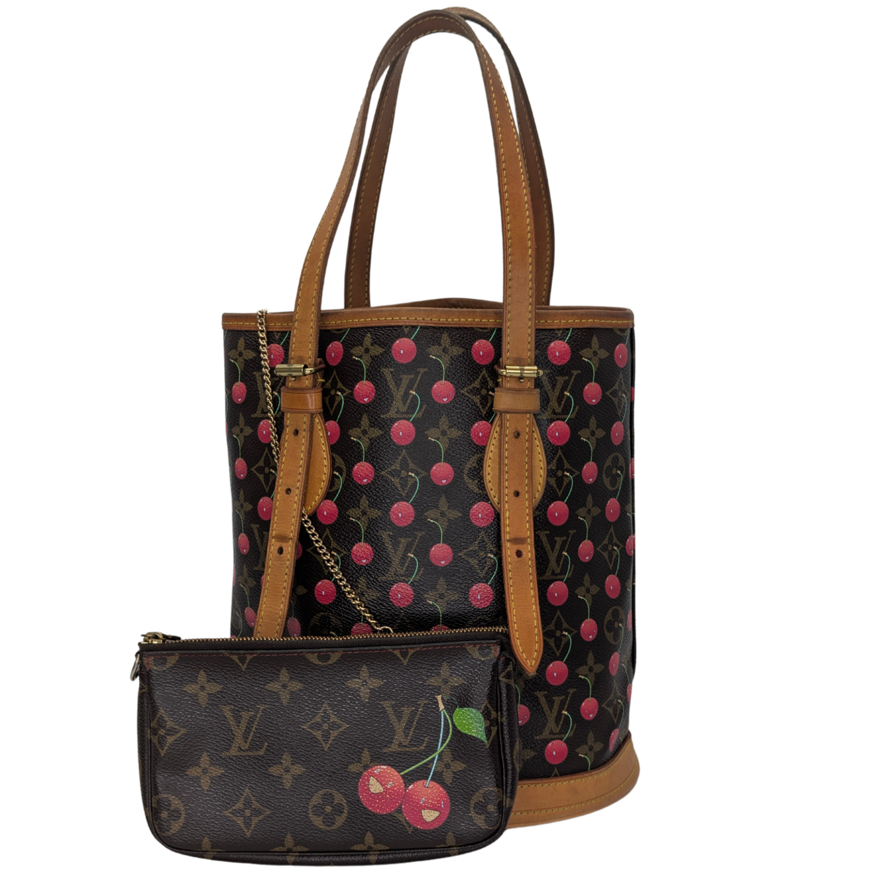 Louis Vuitton Cerises Bucket Murakami Cherry Handbag