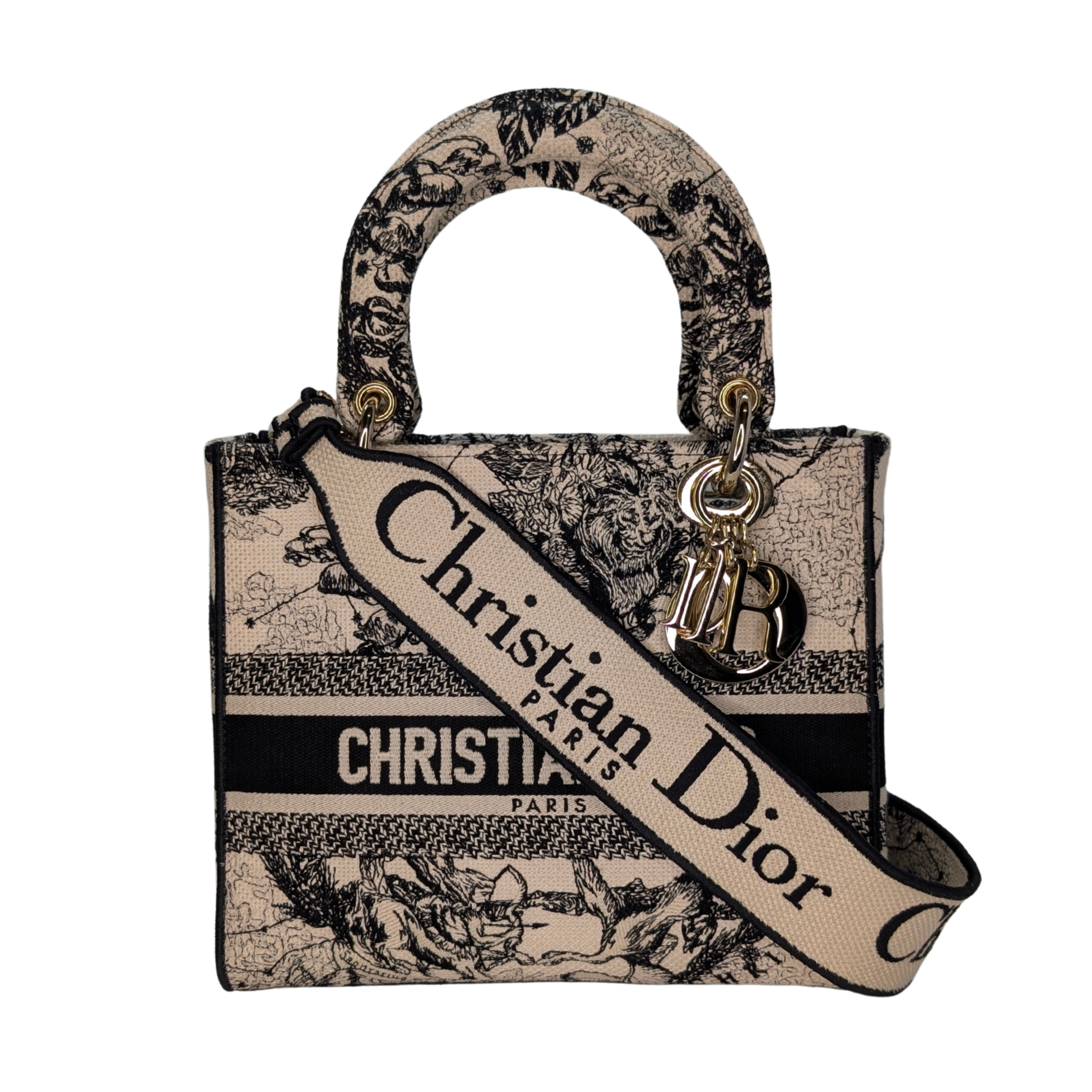 Dior Lady D-Lite Medium Toile de Jouy Zodiac Bag