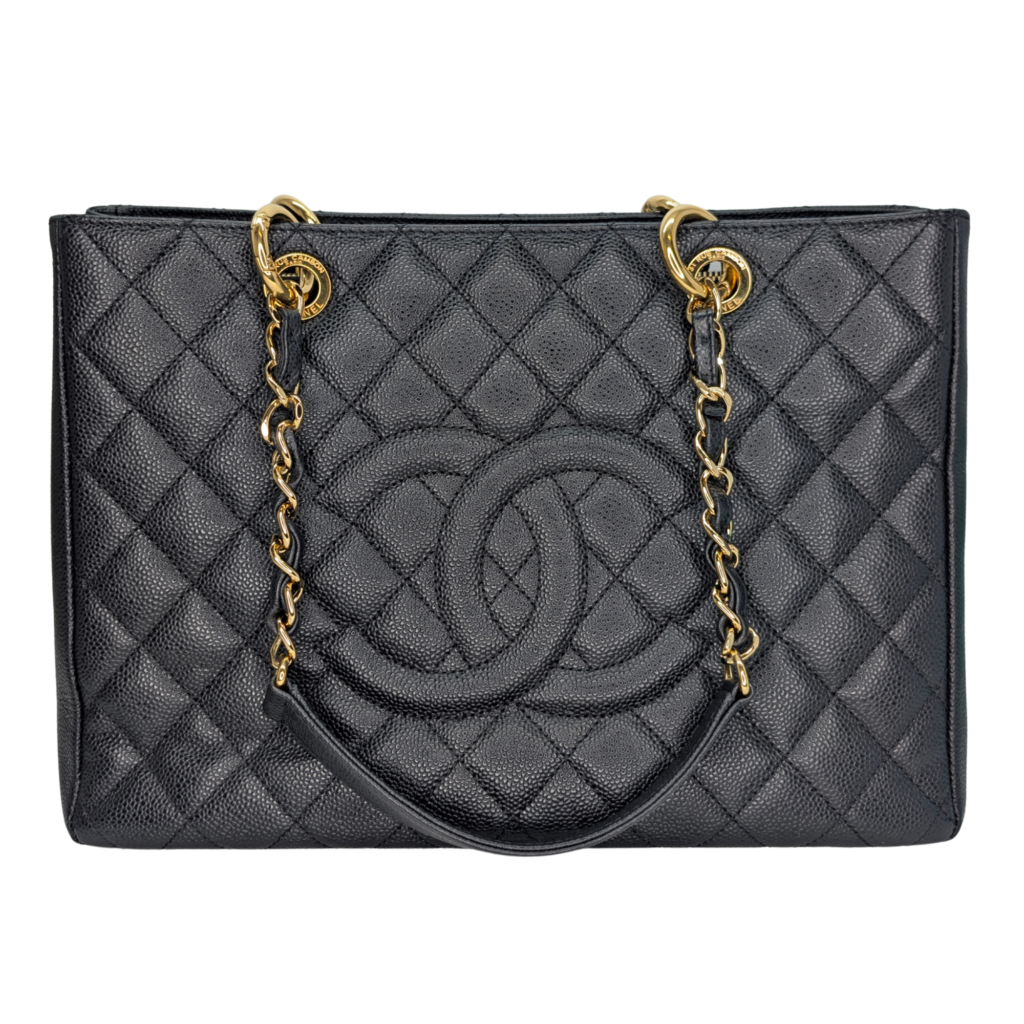 Chanel Grand Shopping Tote Bag Black