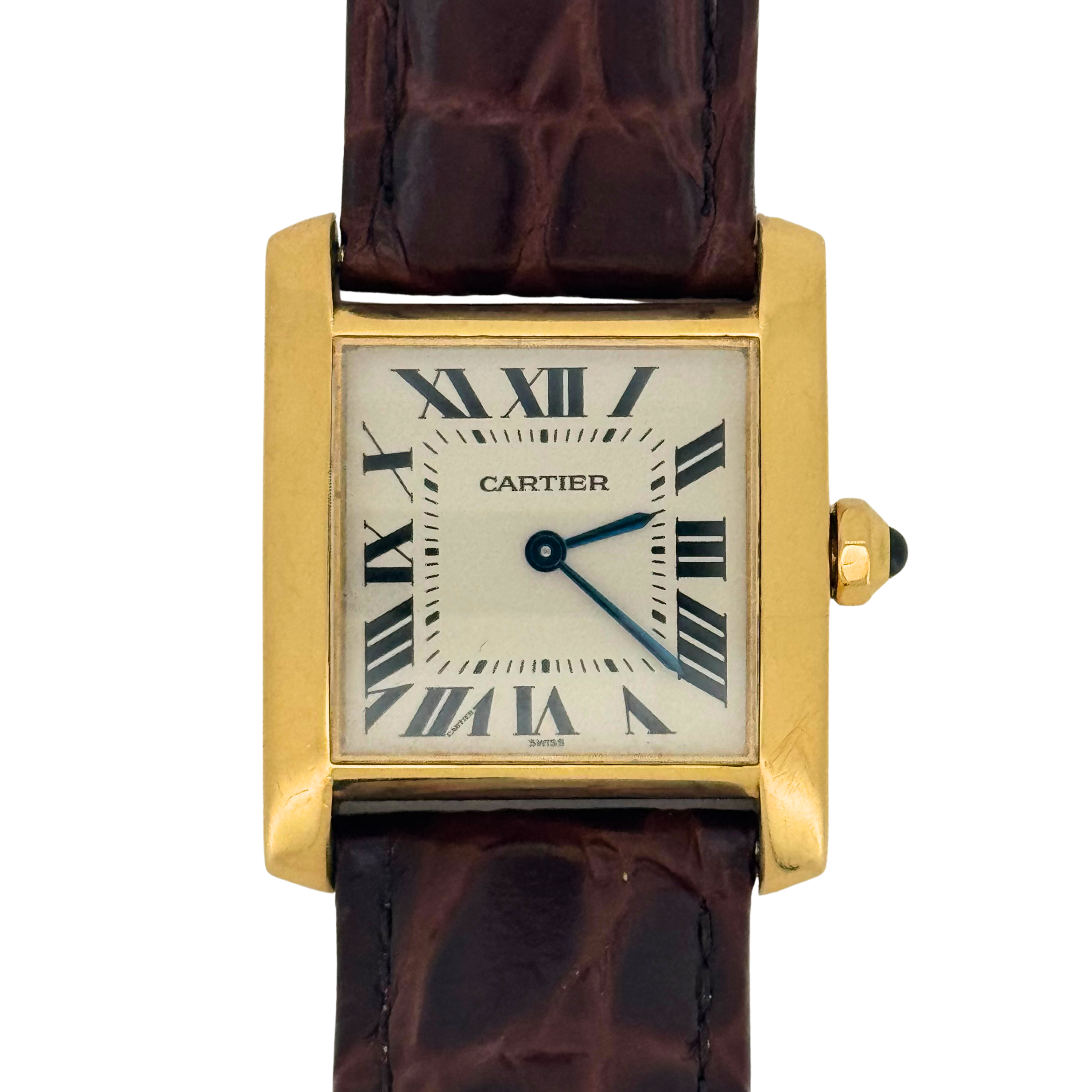 Cartier Tank 1821 Francaise 18k Gold Watch