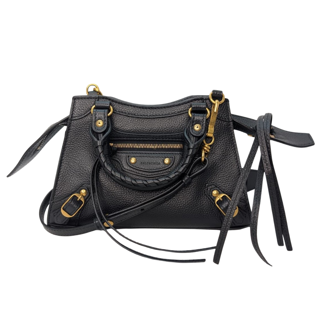 Balenciaga  Neo Classic Gold Hardware Mini City Black