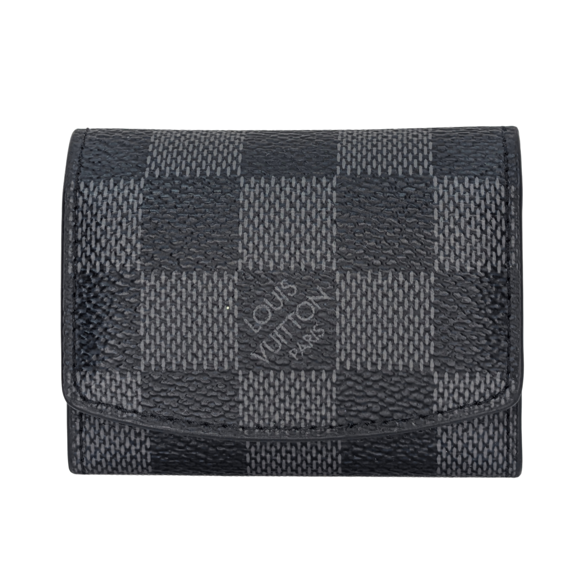 Louis Vuitton Silver Tone Cufflinks With Case