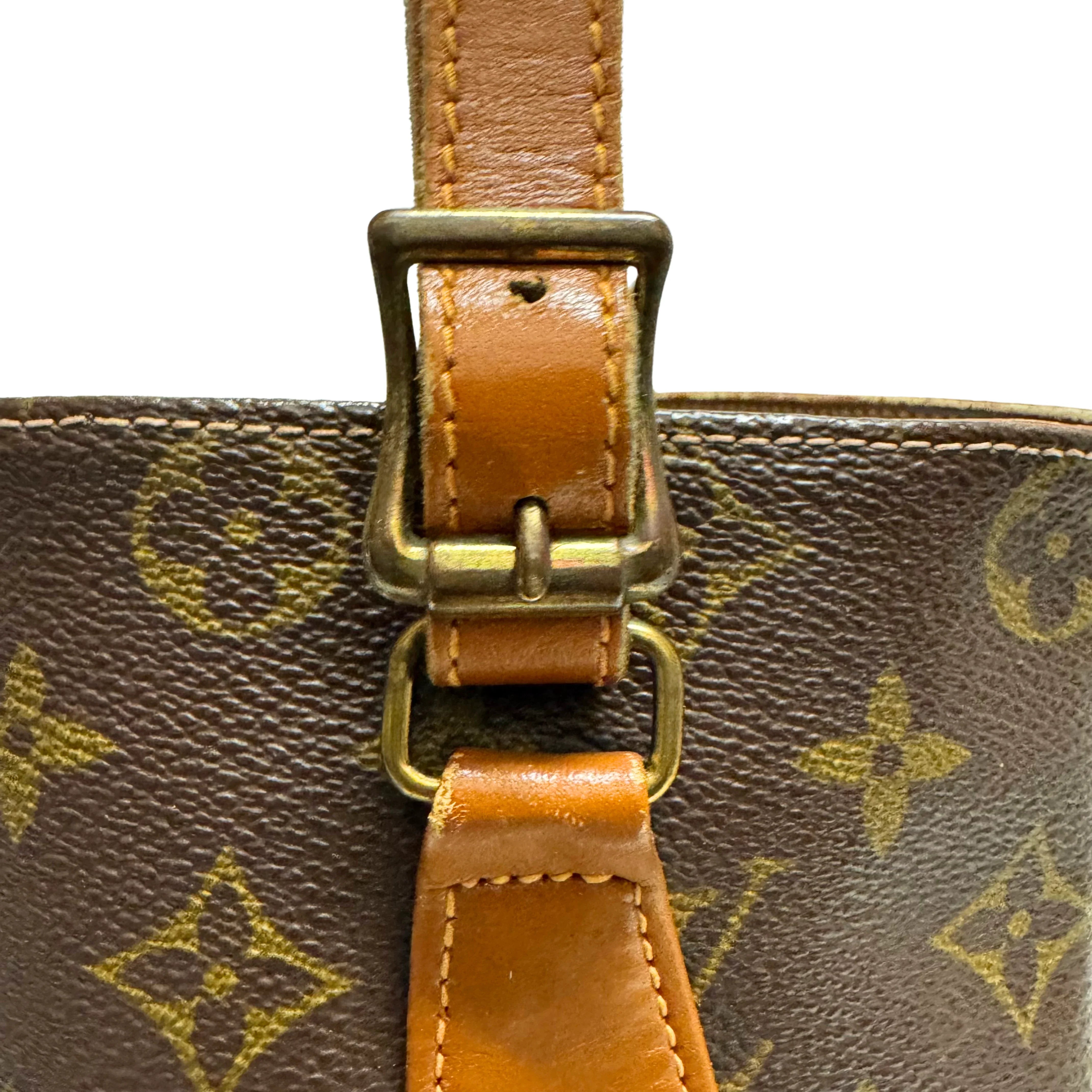 Louis Vuitton French Monogram Company Petit Marais Bucket Bag