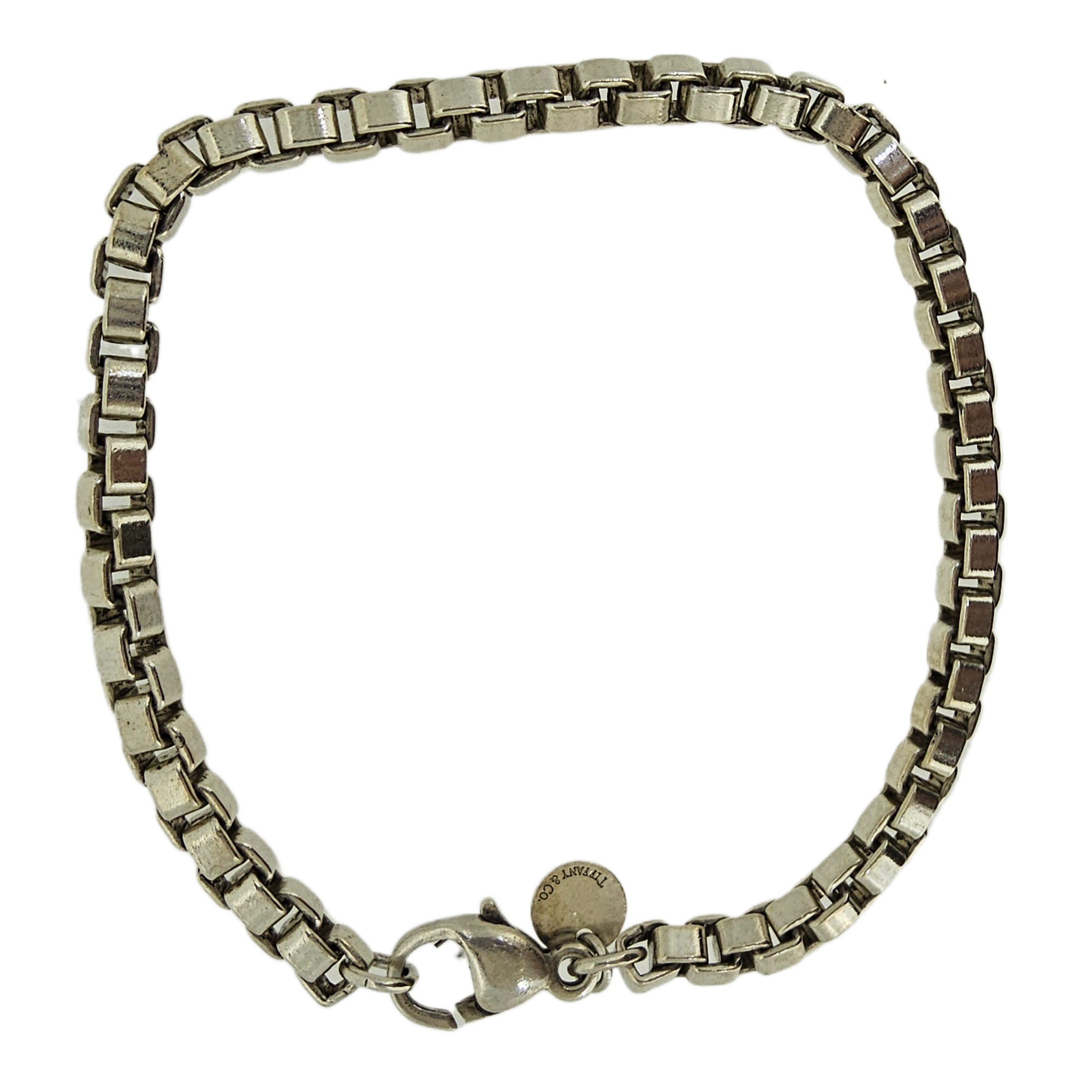 Tiffany & Co Venetian Link Sterling Silver Bracelet
