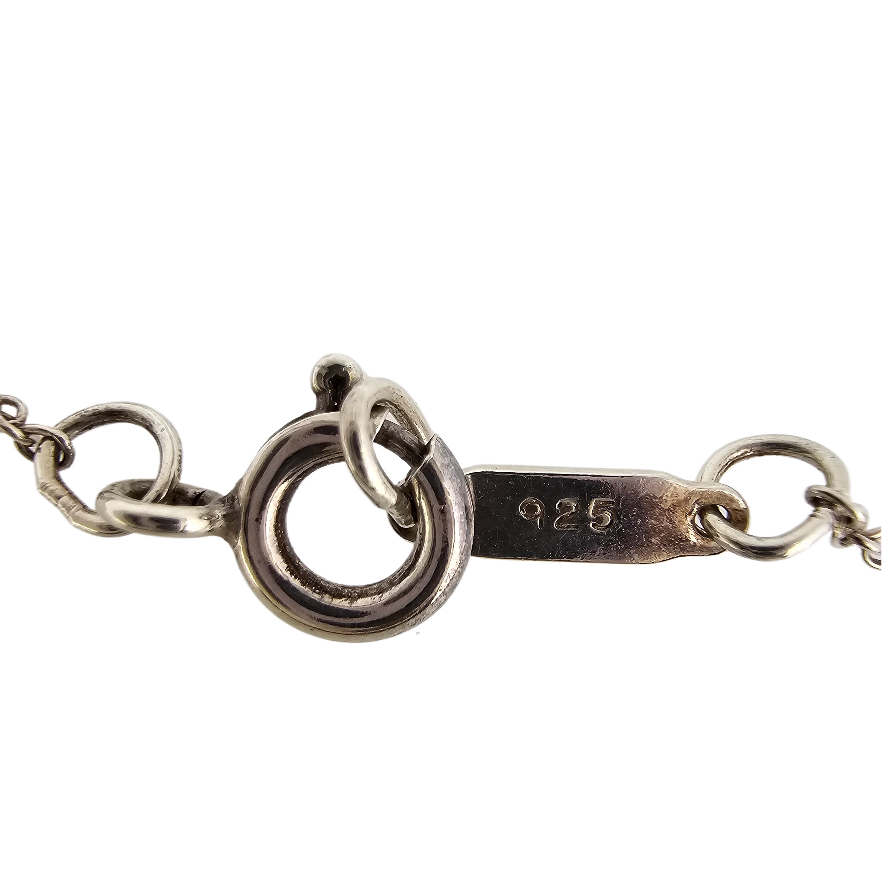 Tiffany & Co Signature X Cross Sterling Silver & 18k Gold Necklace