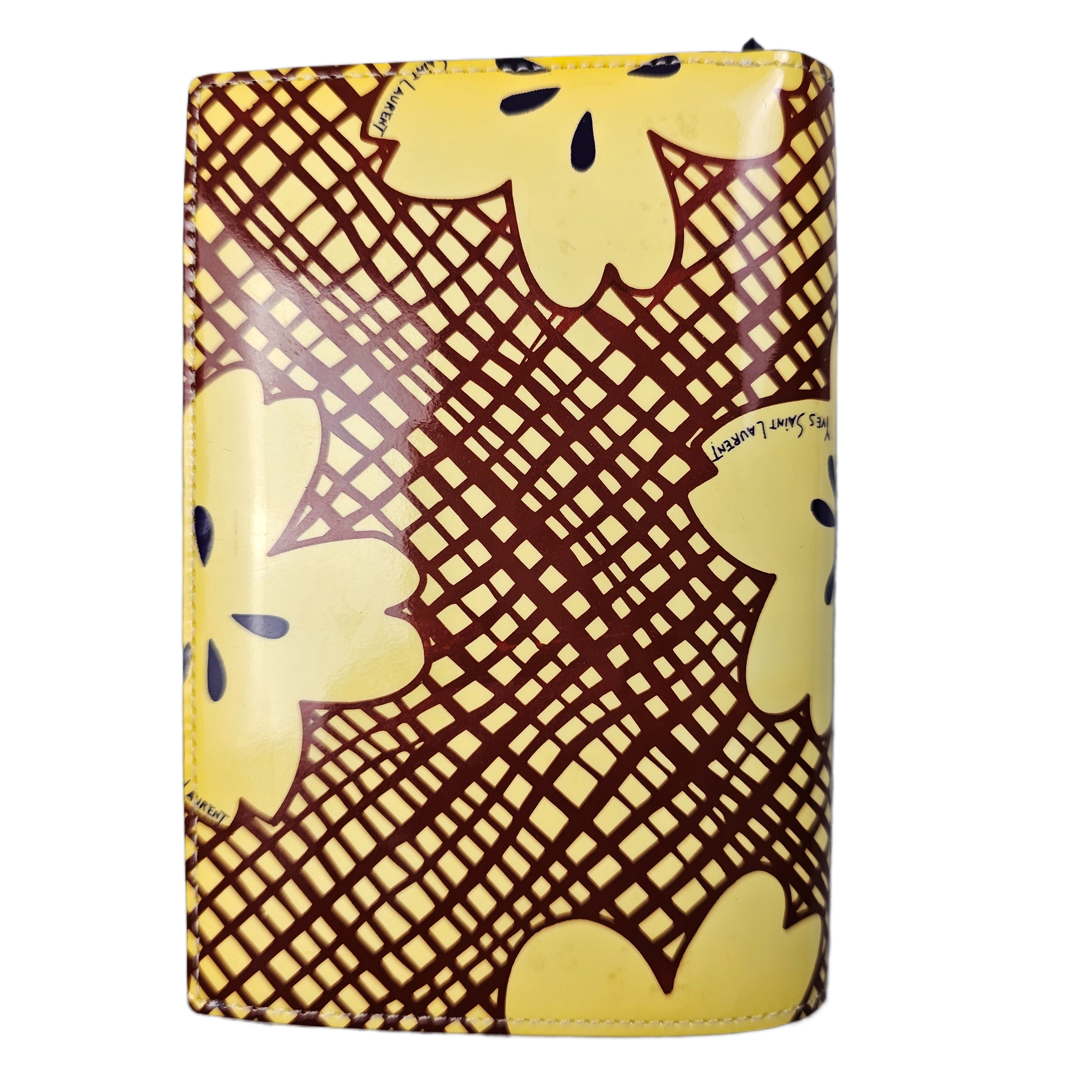 Yves Saint Laurent Abstract Canvas Wallet