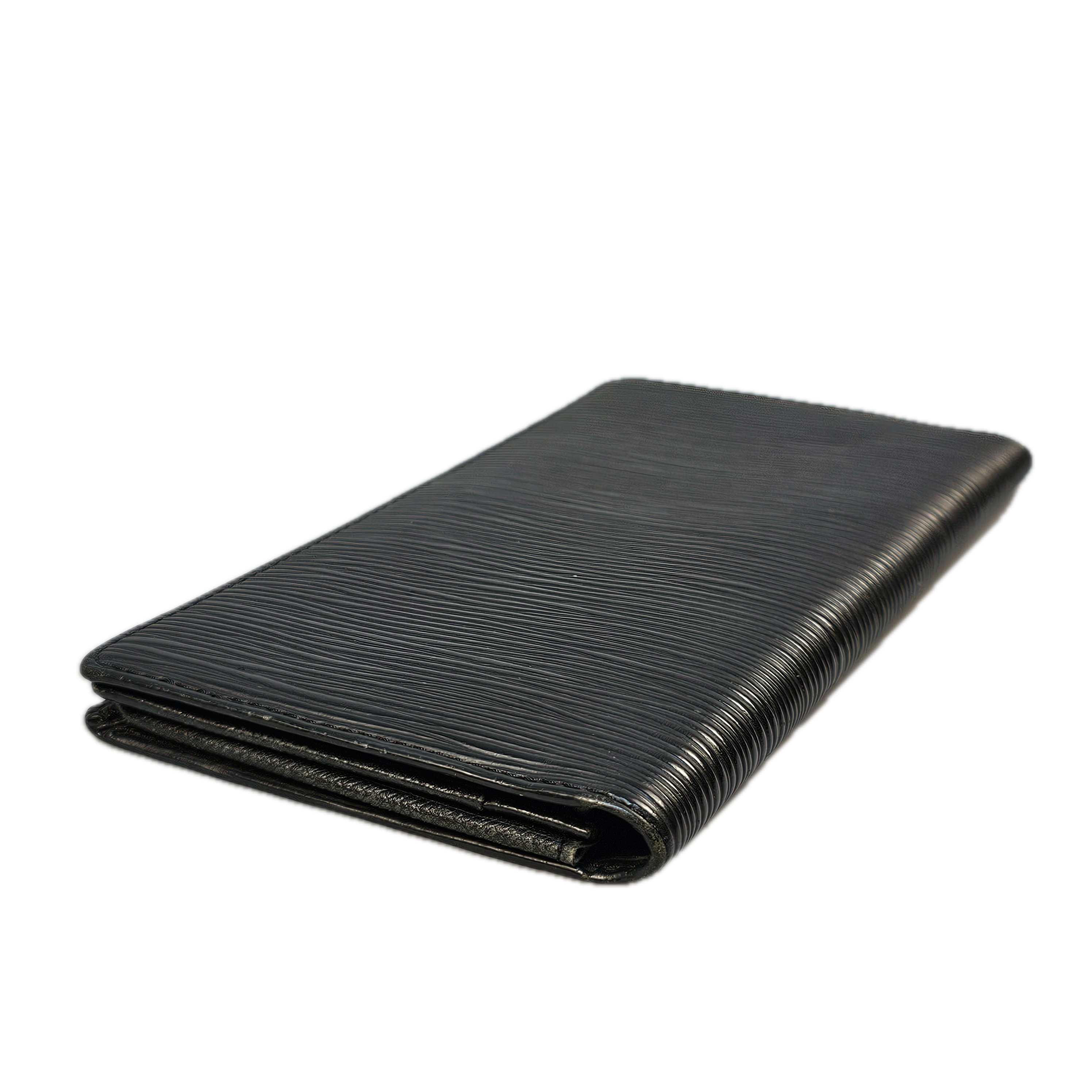 Louis Vuitton Black Epi Brazza Wallet