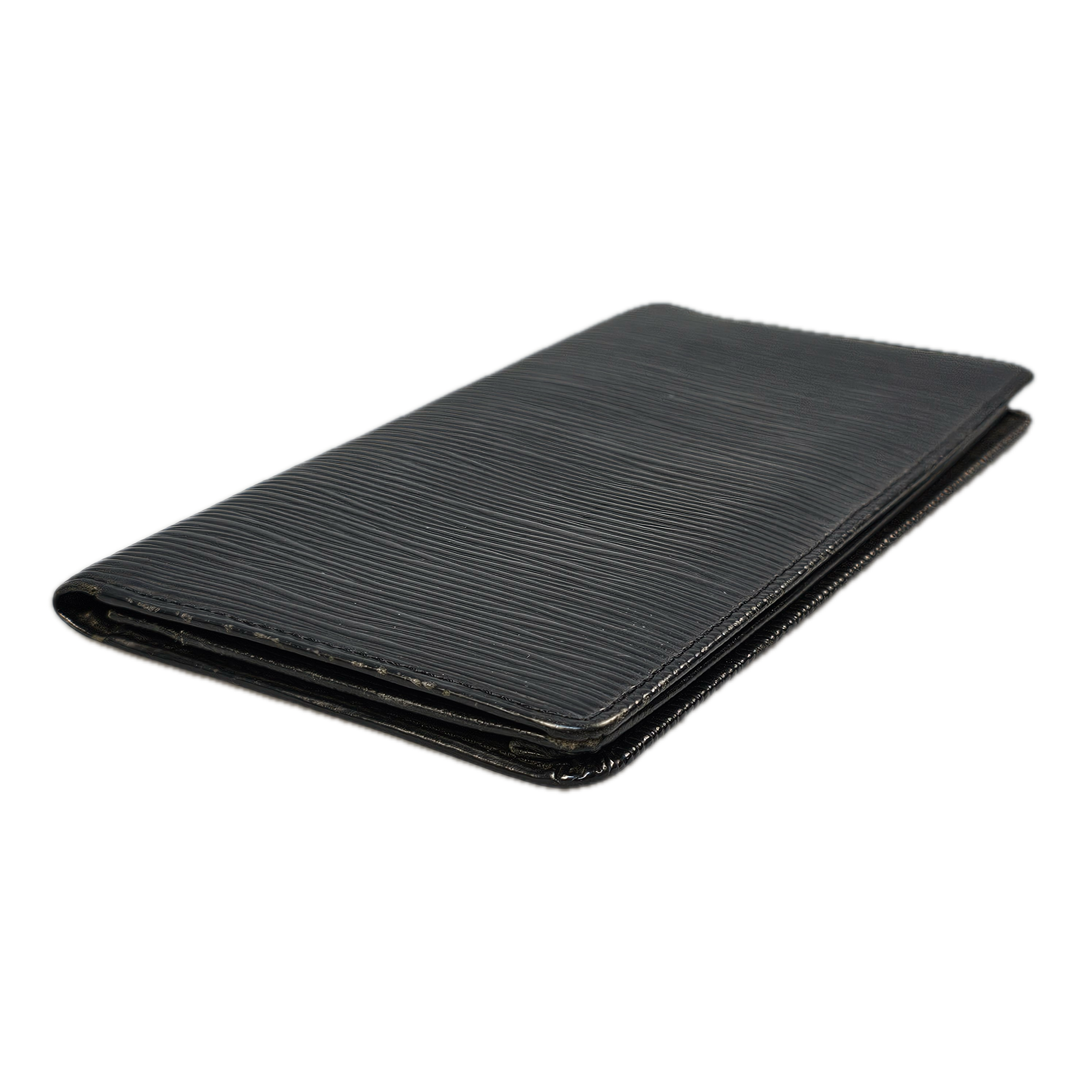 Louis Vuitton Black Epi Brazza Wallet