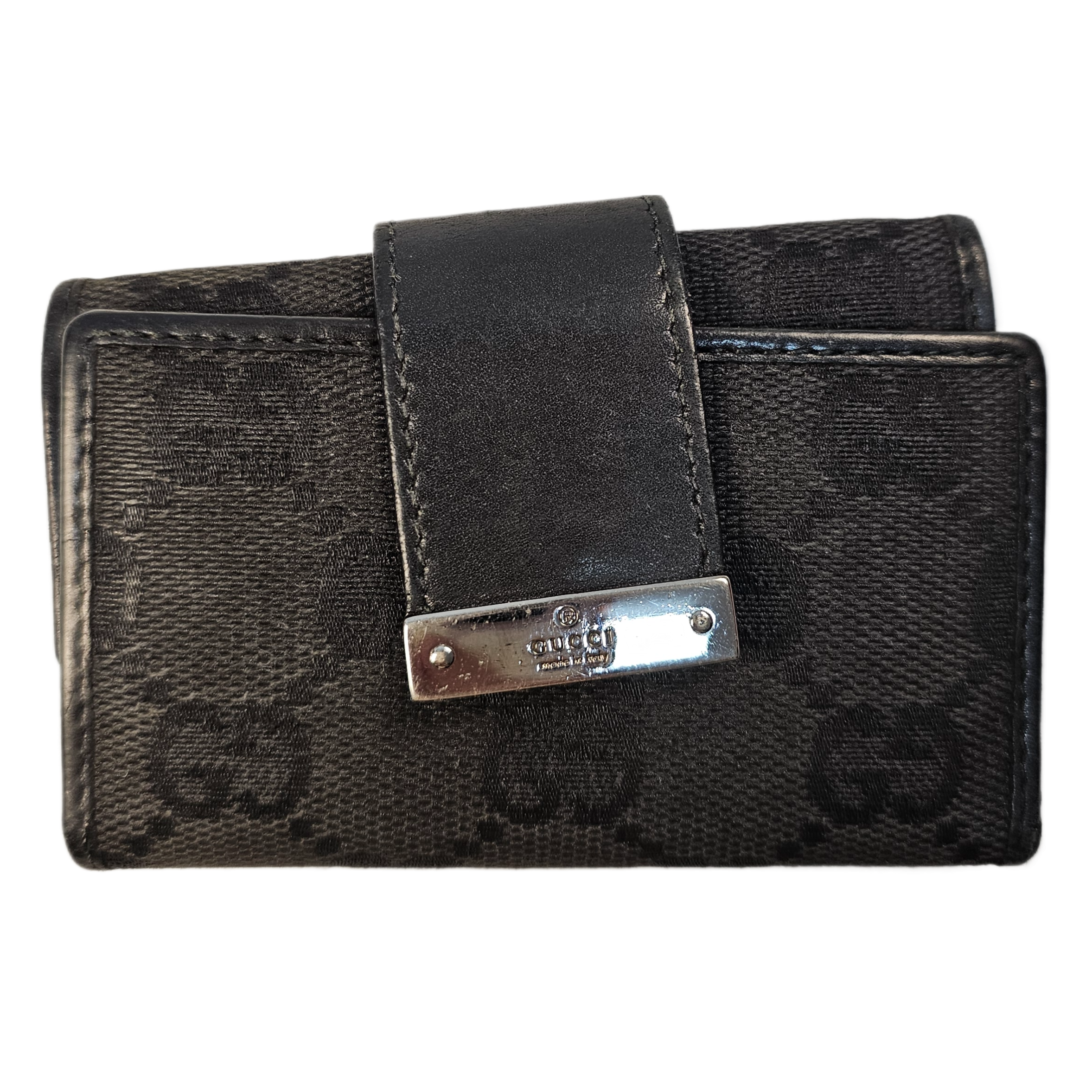 Gucci Monogram Key Case Holder Wallet