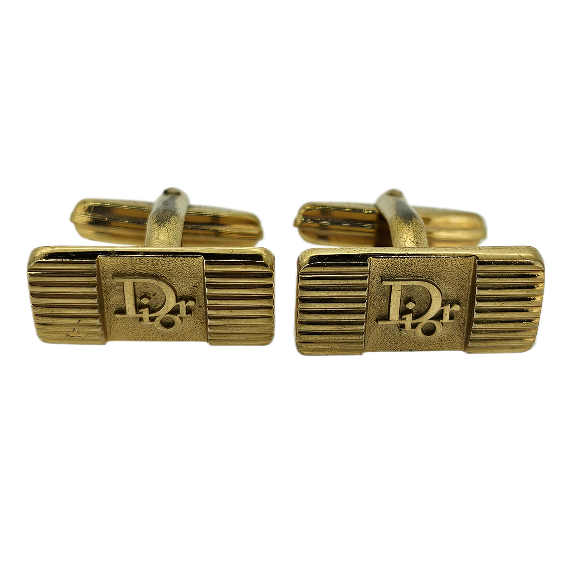 Dior Metal Gold-tone Cufflinks