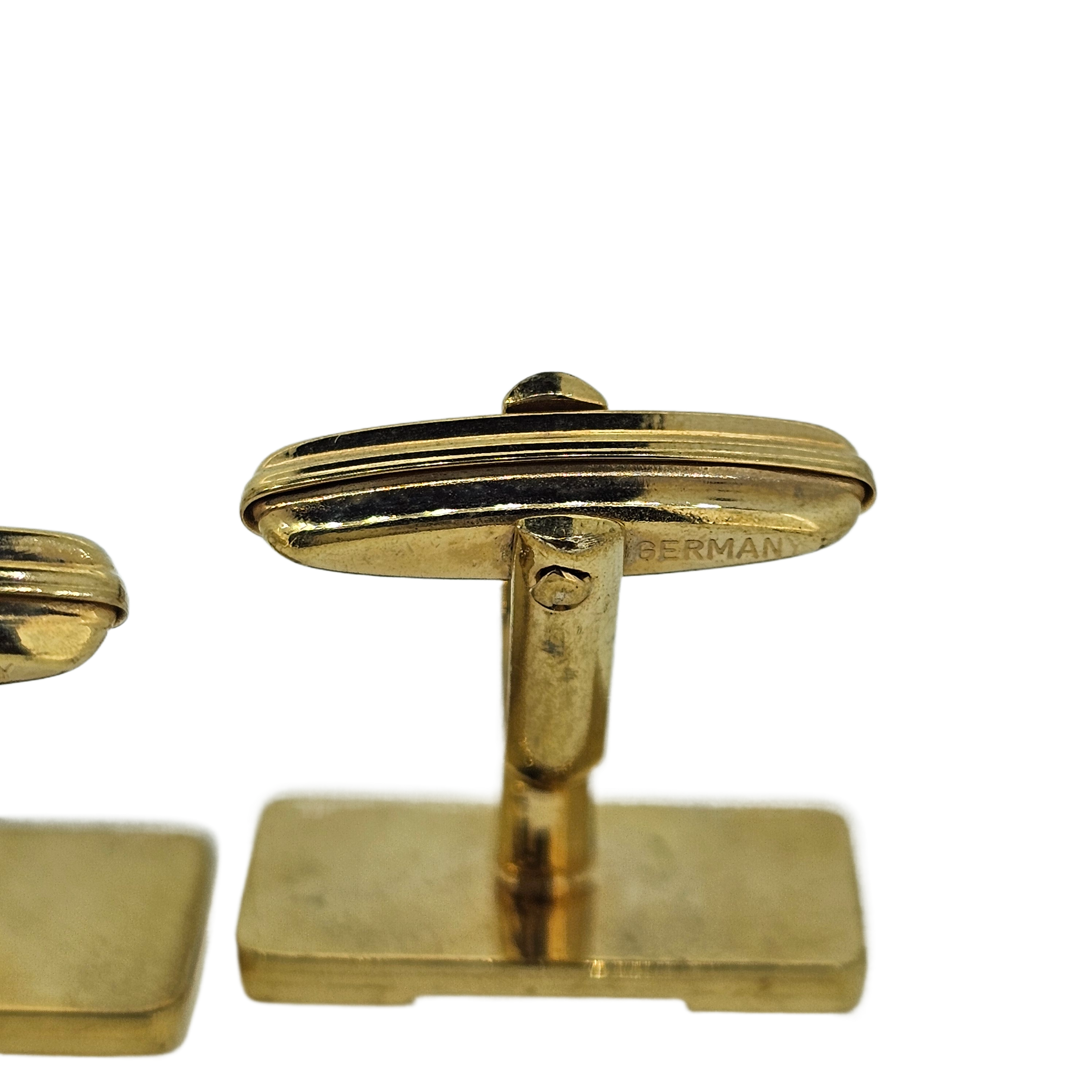 Dior Metal Gold-tone Cufflinks