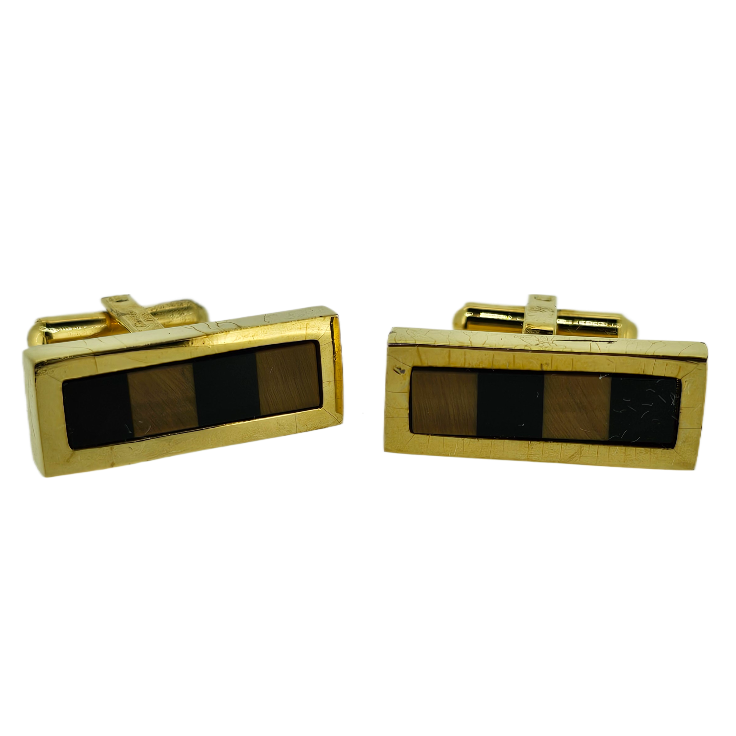 Dior Metal Gold-tone Cufflinks