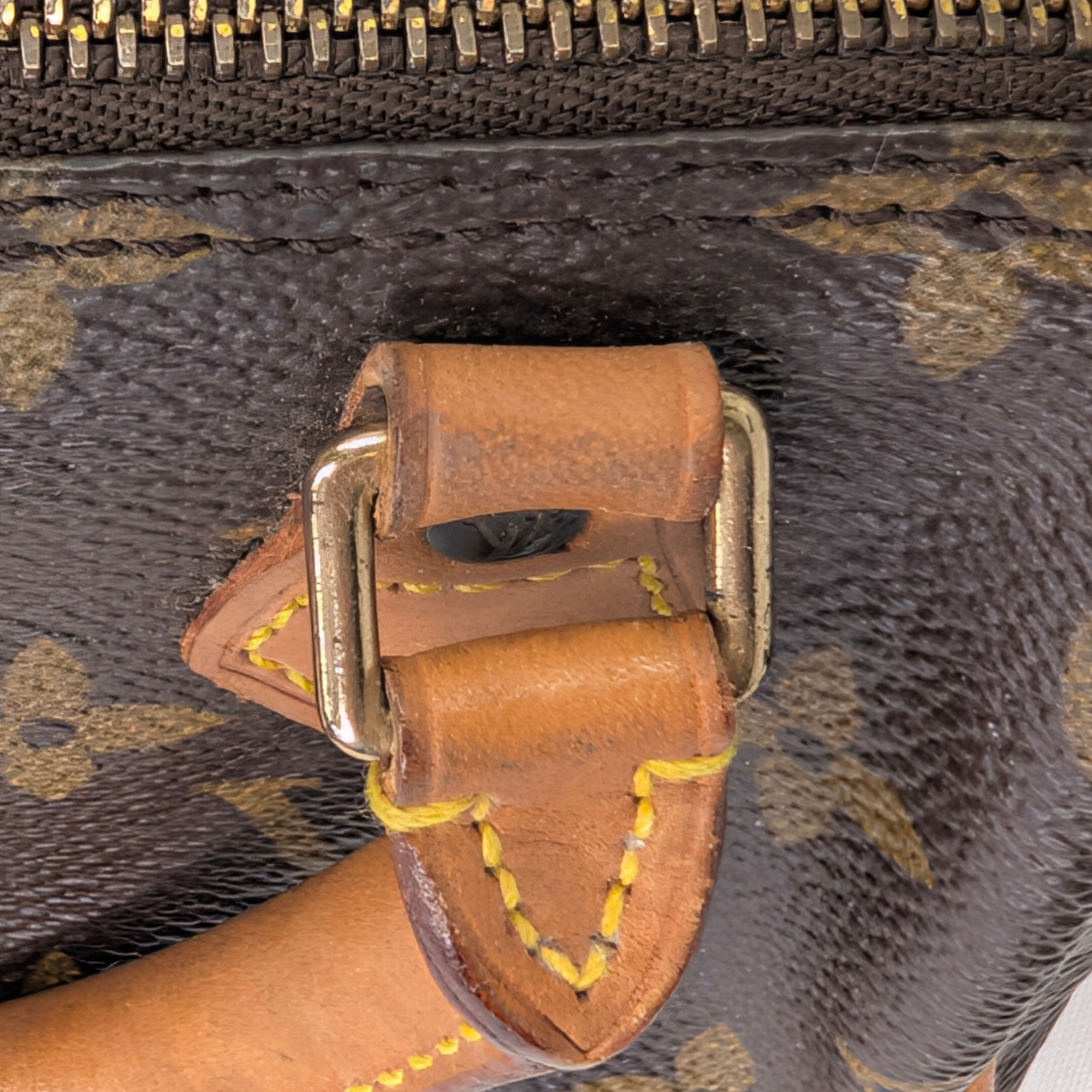 Louis Vuitton Nano Speedy Monogram Handbag Brown
