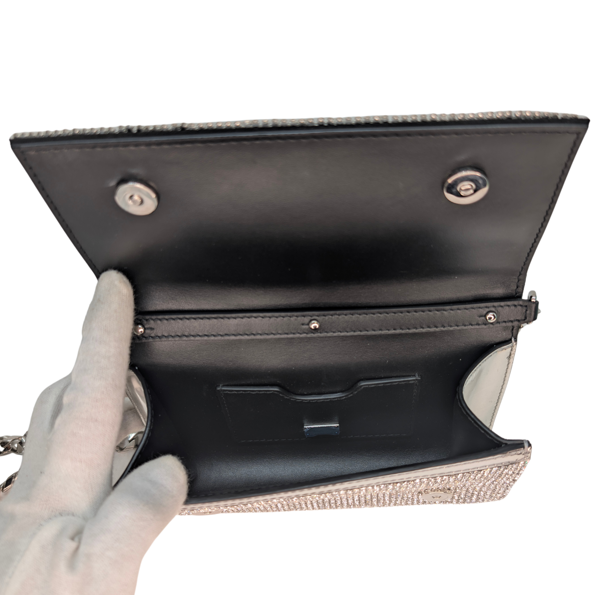 Dolce & Gabbana DG Logo Crystals Embellished Bag