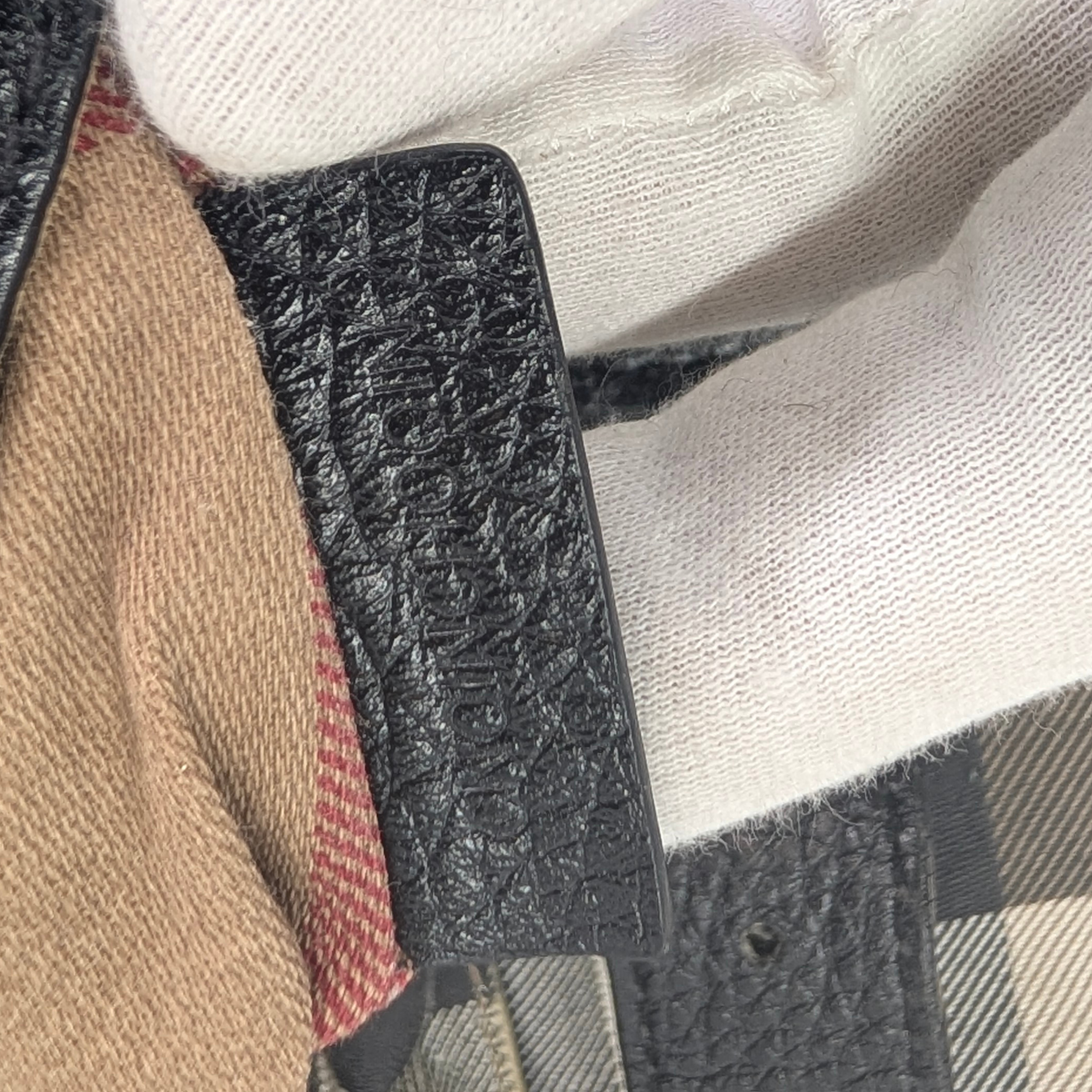 Burberry Leather Shoulder Bag Black