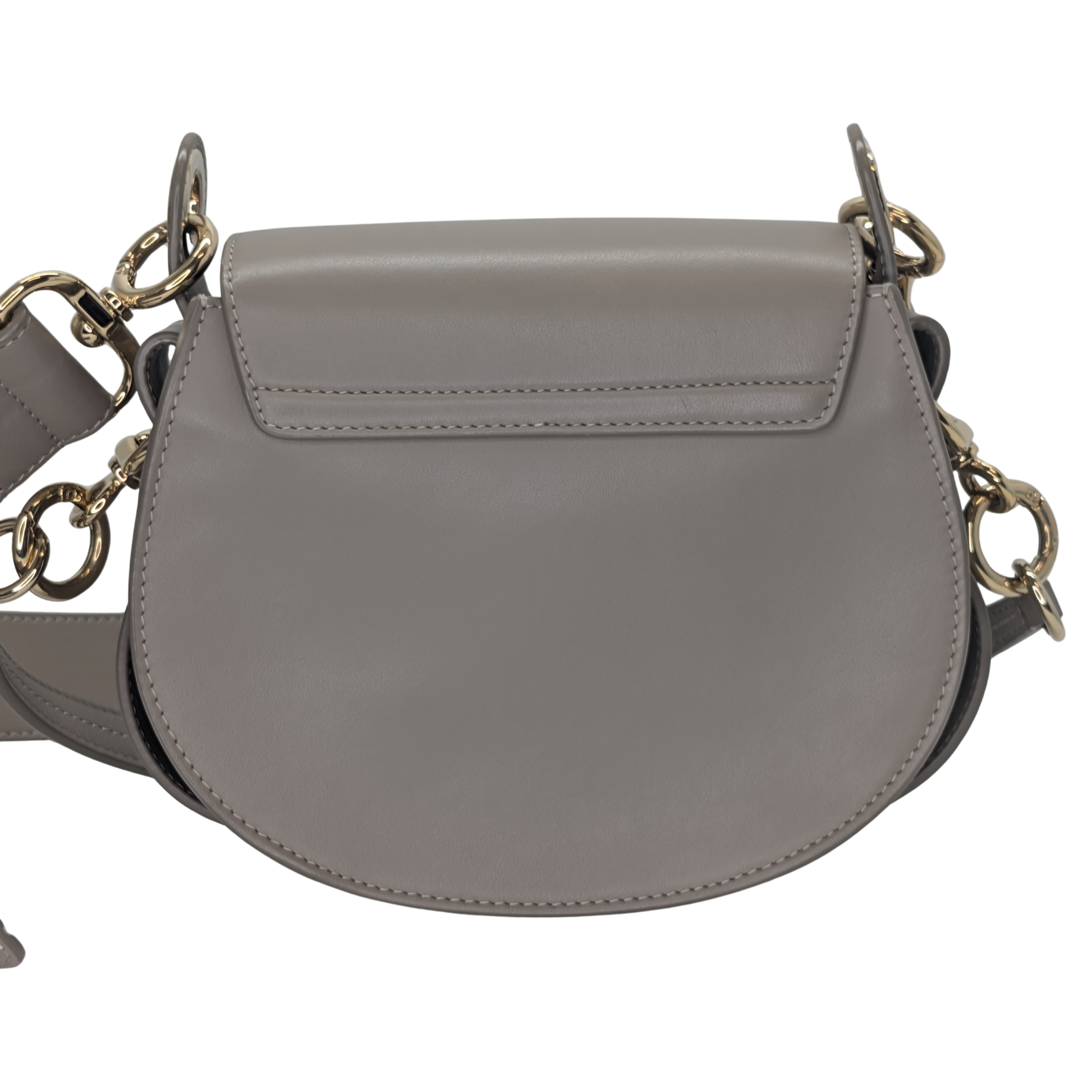 Chloe Calfskin Small Tess Bag Motty Grey
