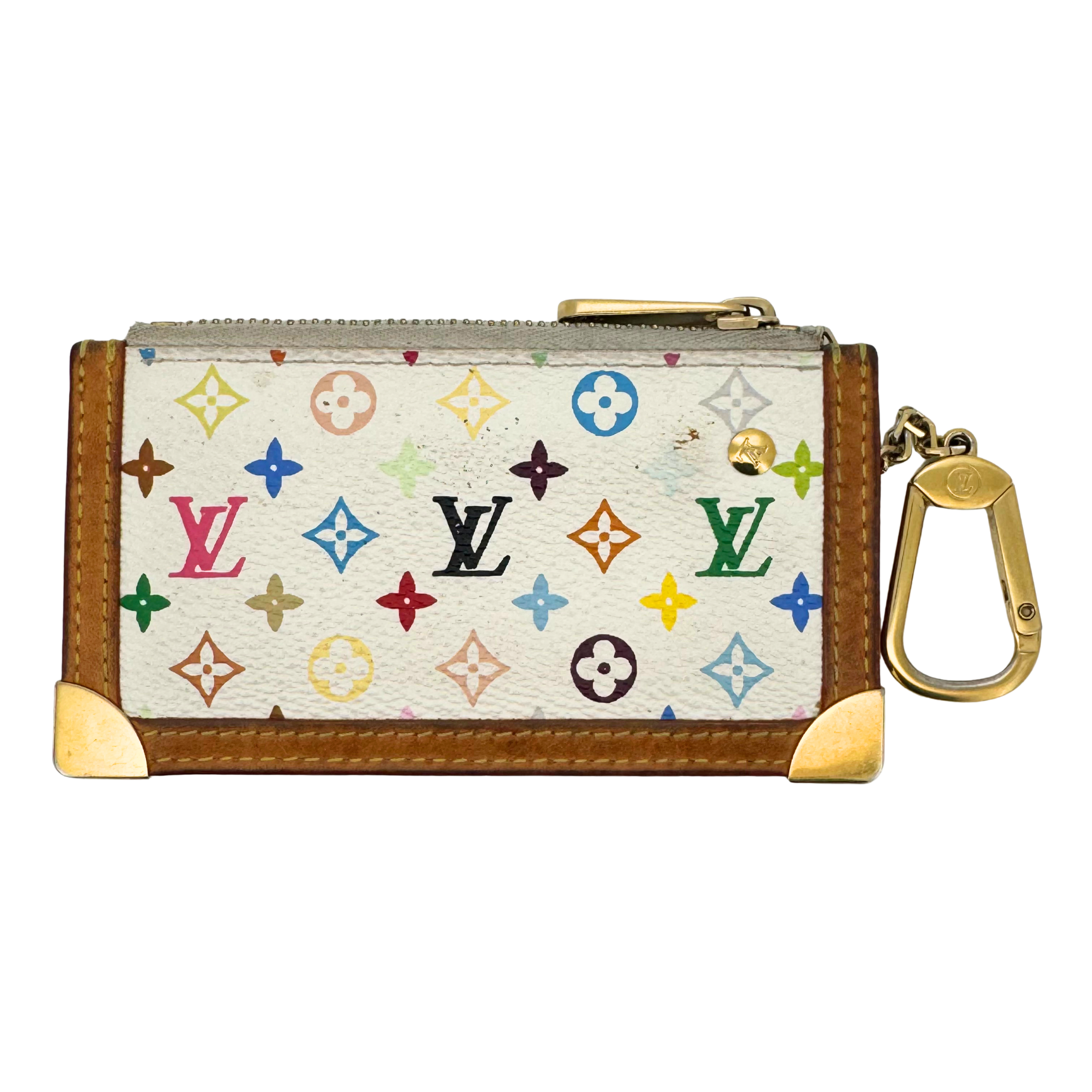 Louis Vuitton Monogram Multicolor Key Pouch wallet