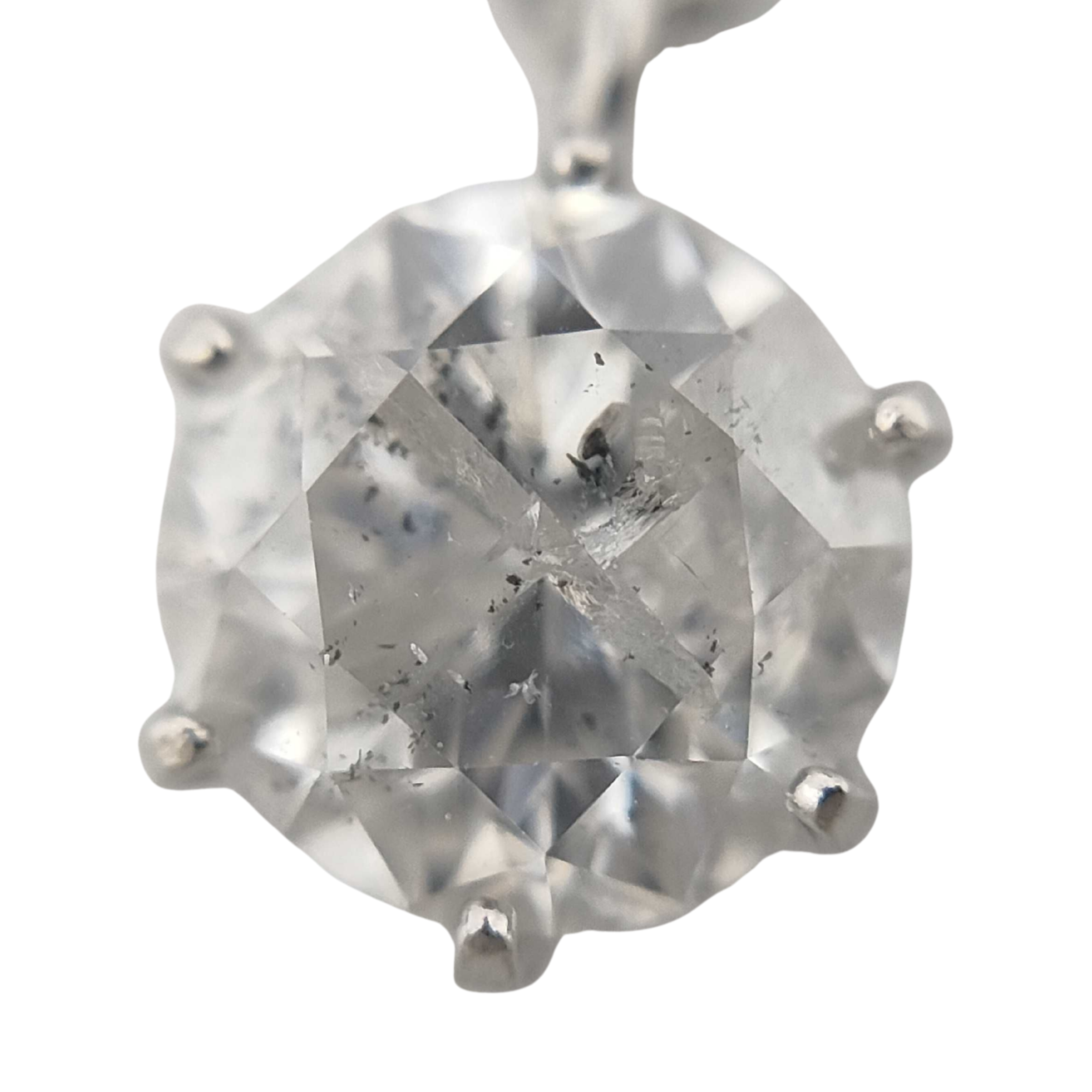 0.60Ct Natural Diamond Solitaire Pendant Necklace In Platinum