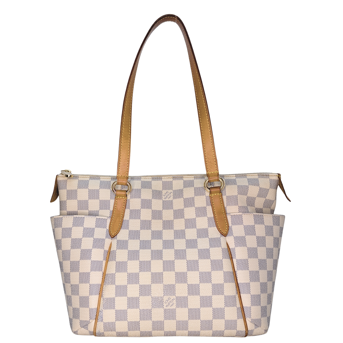 Louis Vuitton Totally MM Damier Azur Shoulder Bag