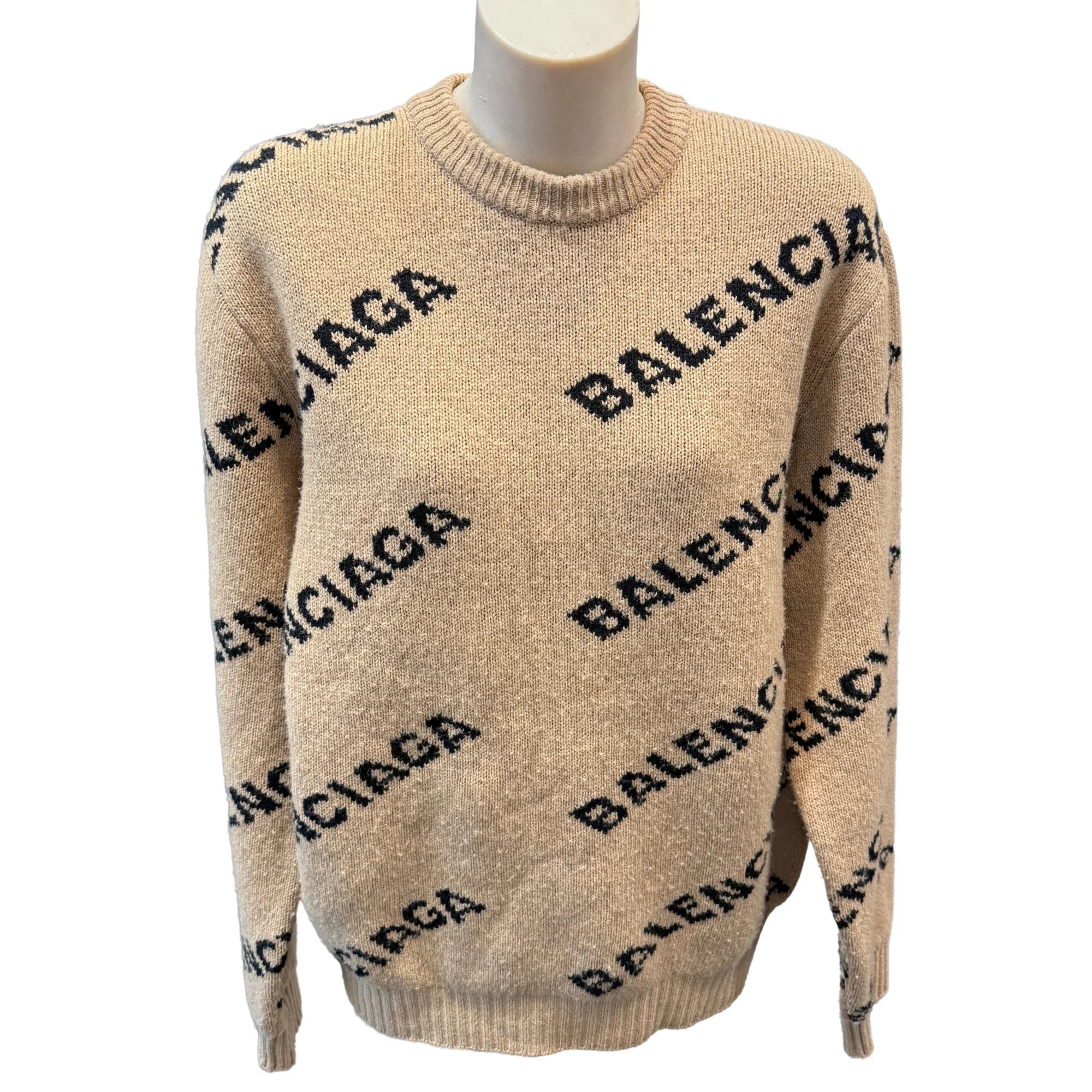 Balenciaga All Over Monogram Sweater