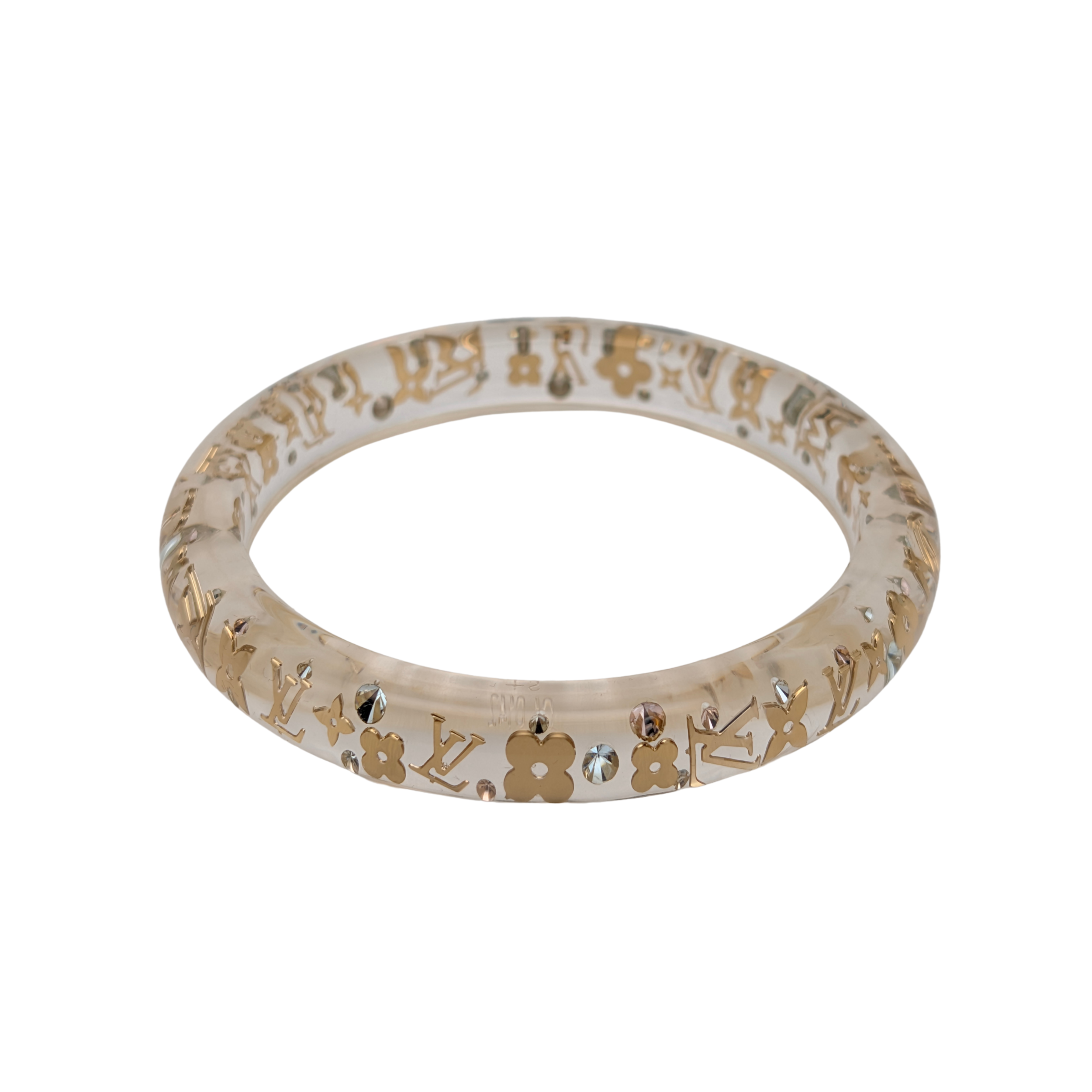 Louis Vuitton Resin Inclusion Bangle Bracelet