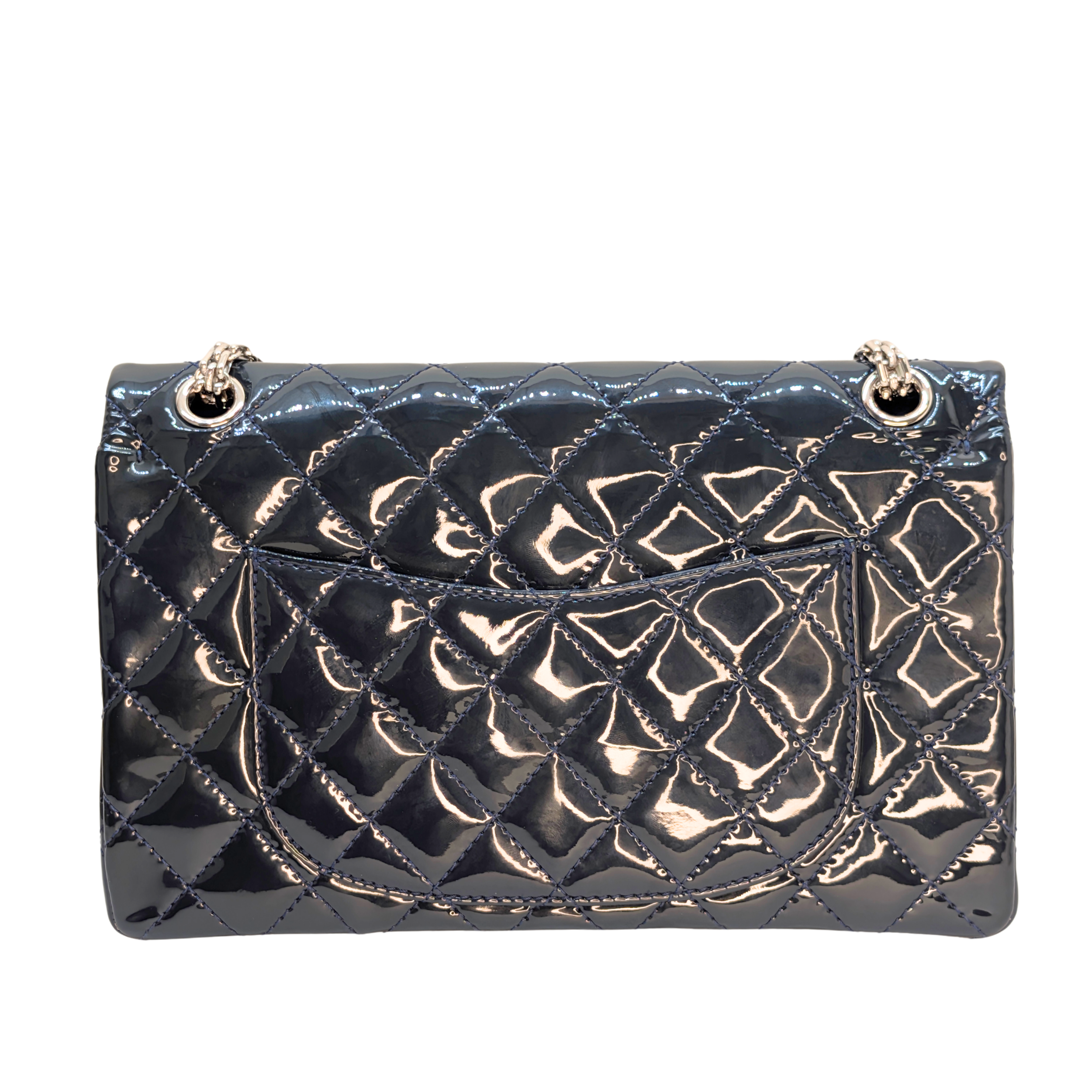 Chanel 2.55 Reissue 226 Patent Forest Green Bag