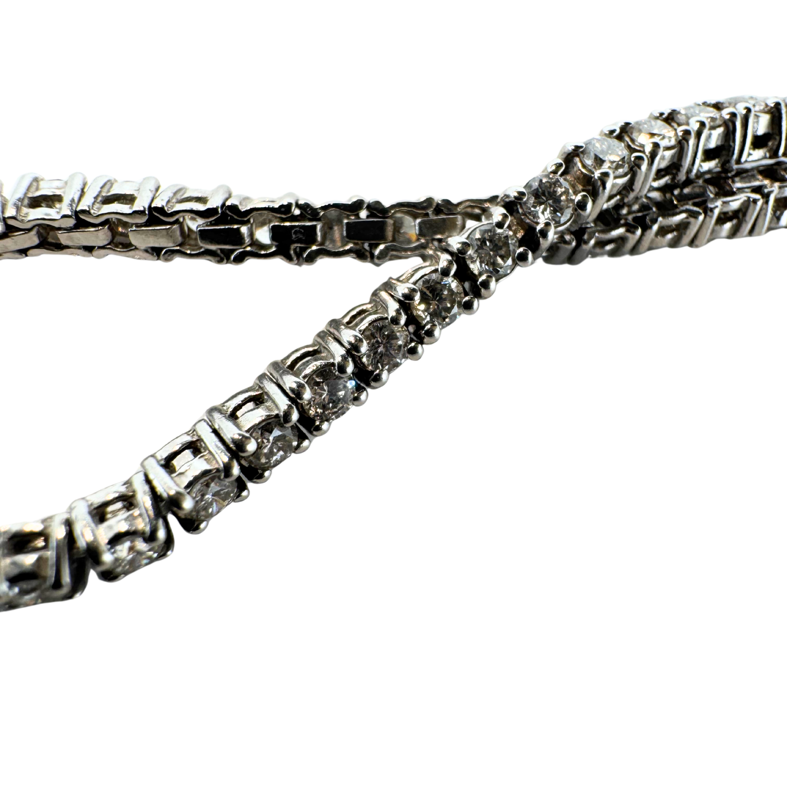 2.00ct SI Natural Diamond on Platinum Tennis Bracelet