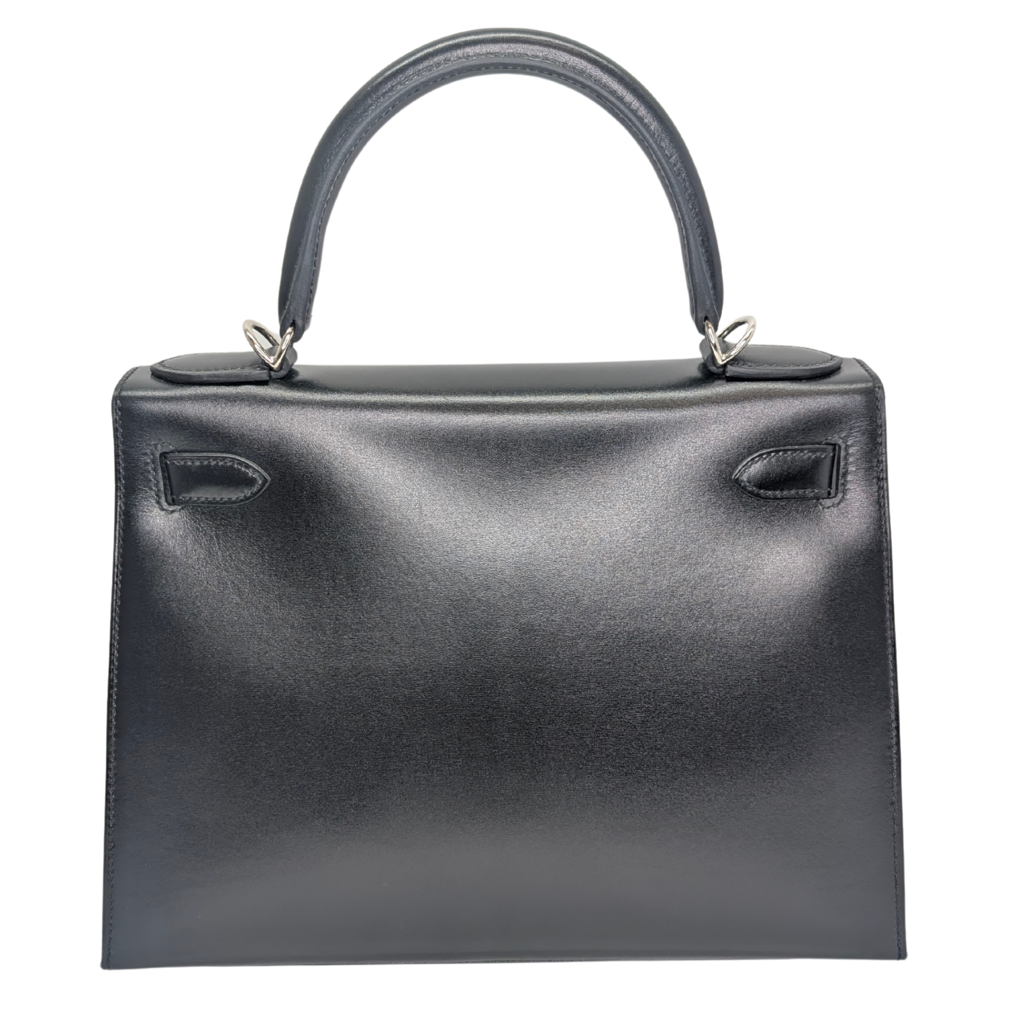 Hermès Kelly 28 SHW Box Leather W Stamp 2024 Black