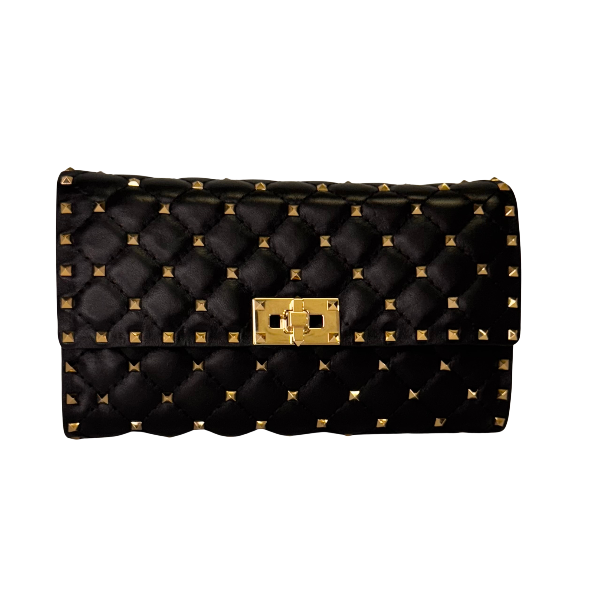 Valentino Garavani Rockstud Spike Bag Black